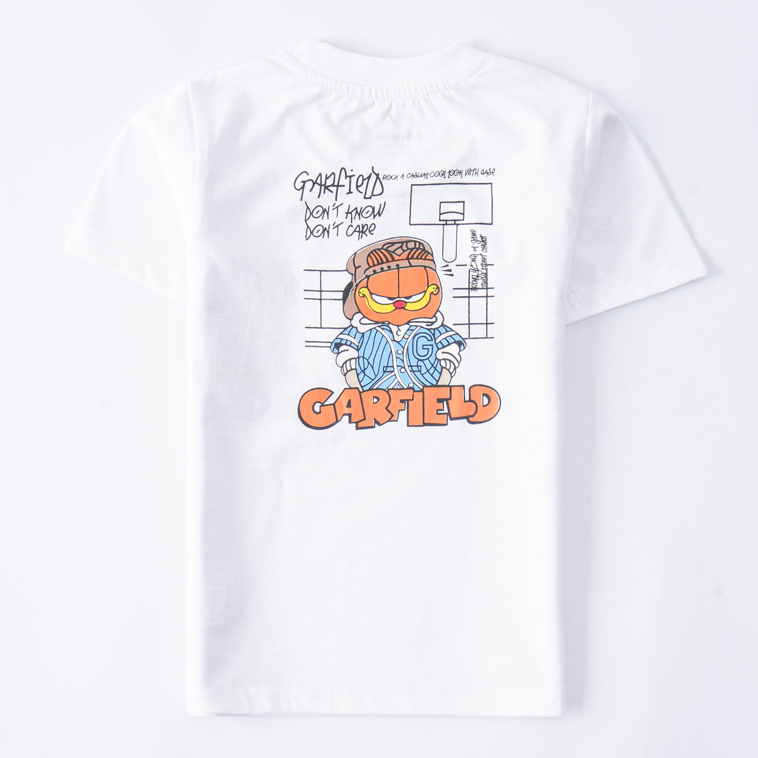 Infant Boys Half Sleeves-Printed T-Shirt (Garfield)