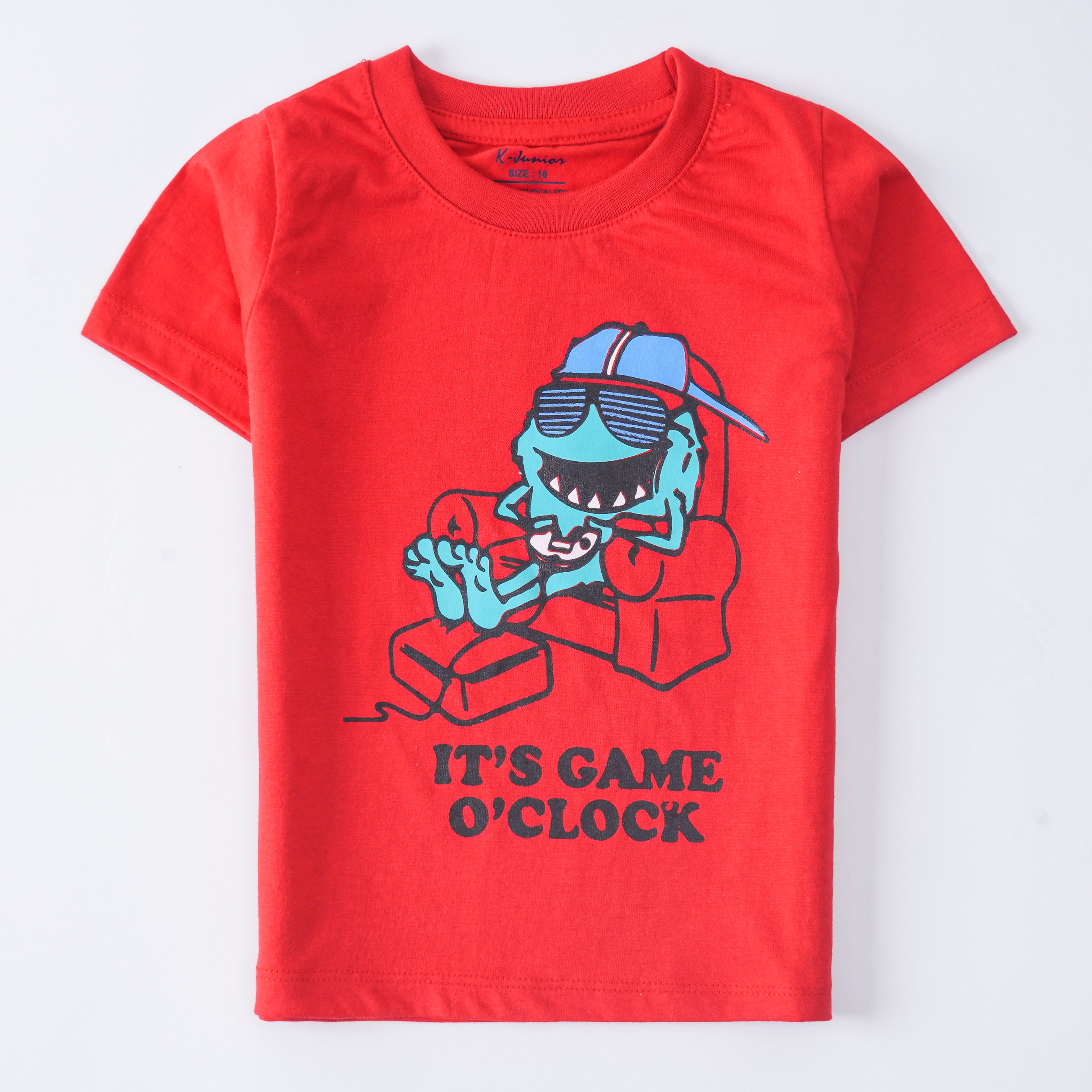 Infant Boys Half Sleeves-Printed T-Shirt (Game 2)