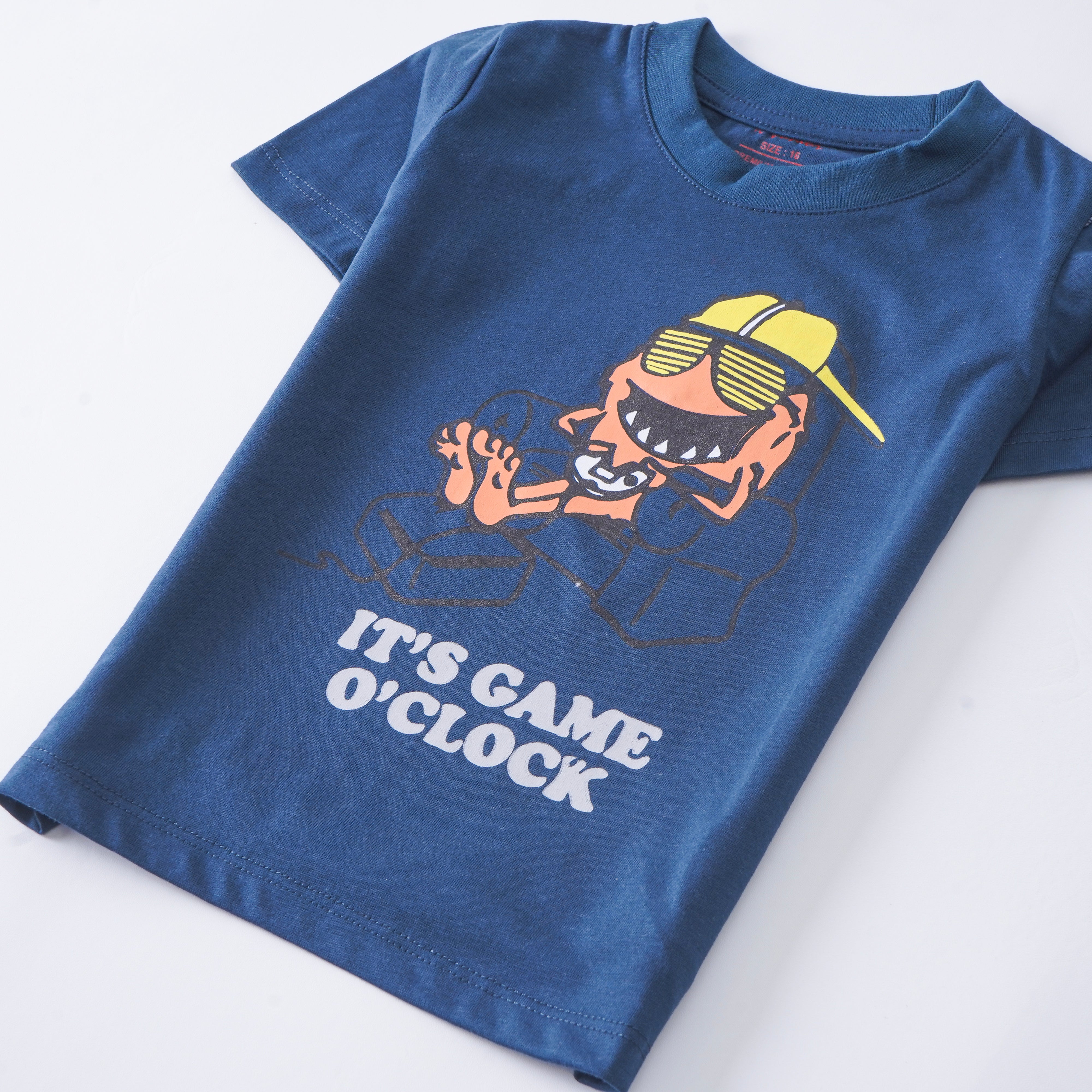 Infant Boys Half Sleeves-Printed T-Shirt (Game 2)