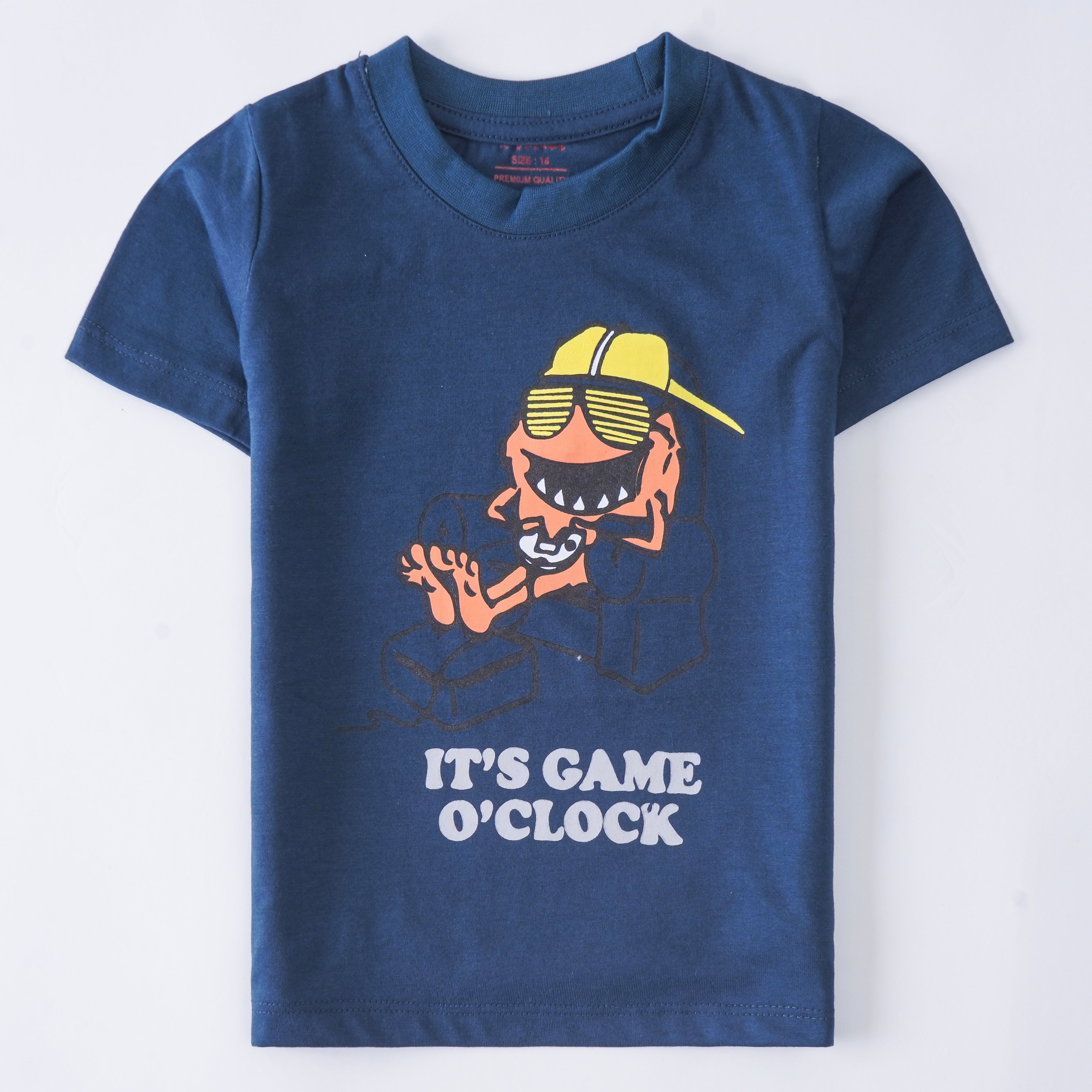 Infant Boys Half Sleeves-Printed T-Shirt (Game 2)