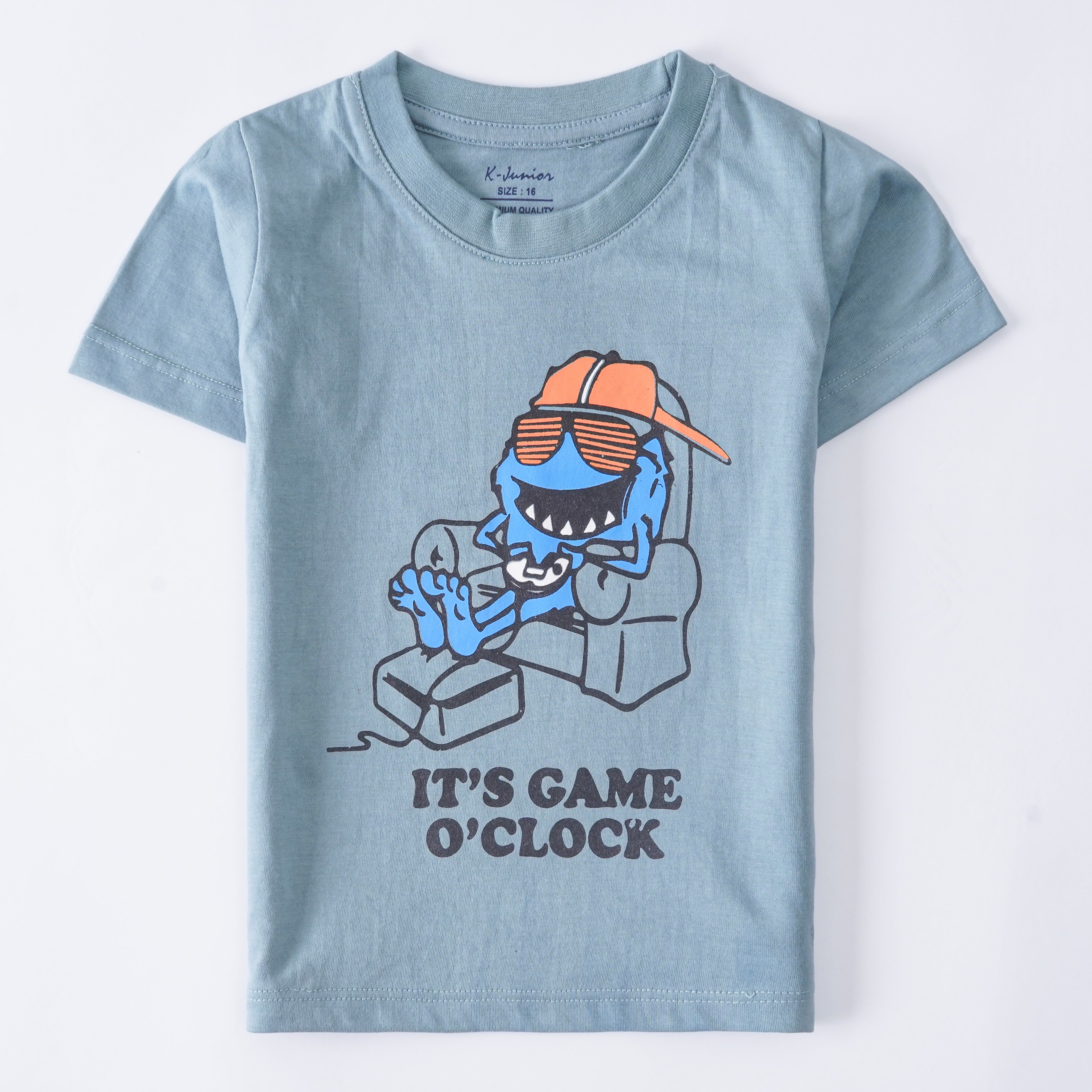 Infant Boys Half Sleeves-Printed T-Shirt (Game 2)