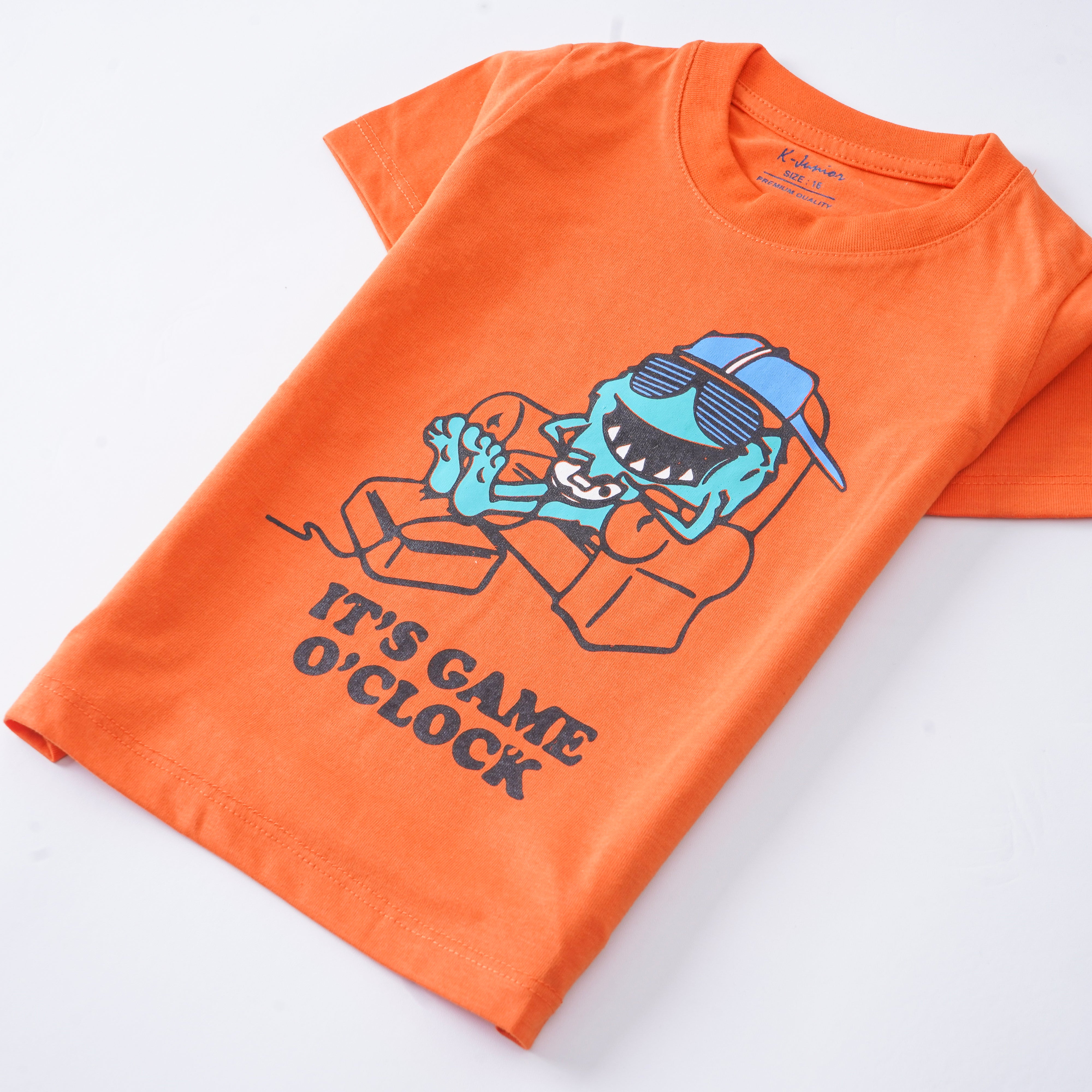 Infant Boys Half Sleeves-Printed T-Shirt (Game 2)