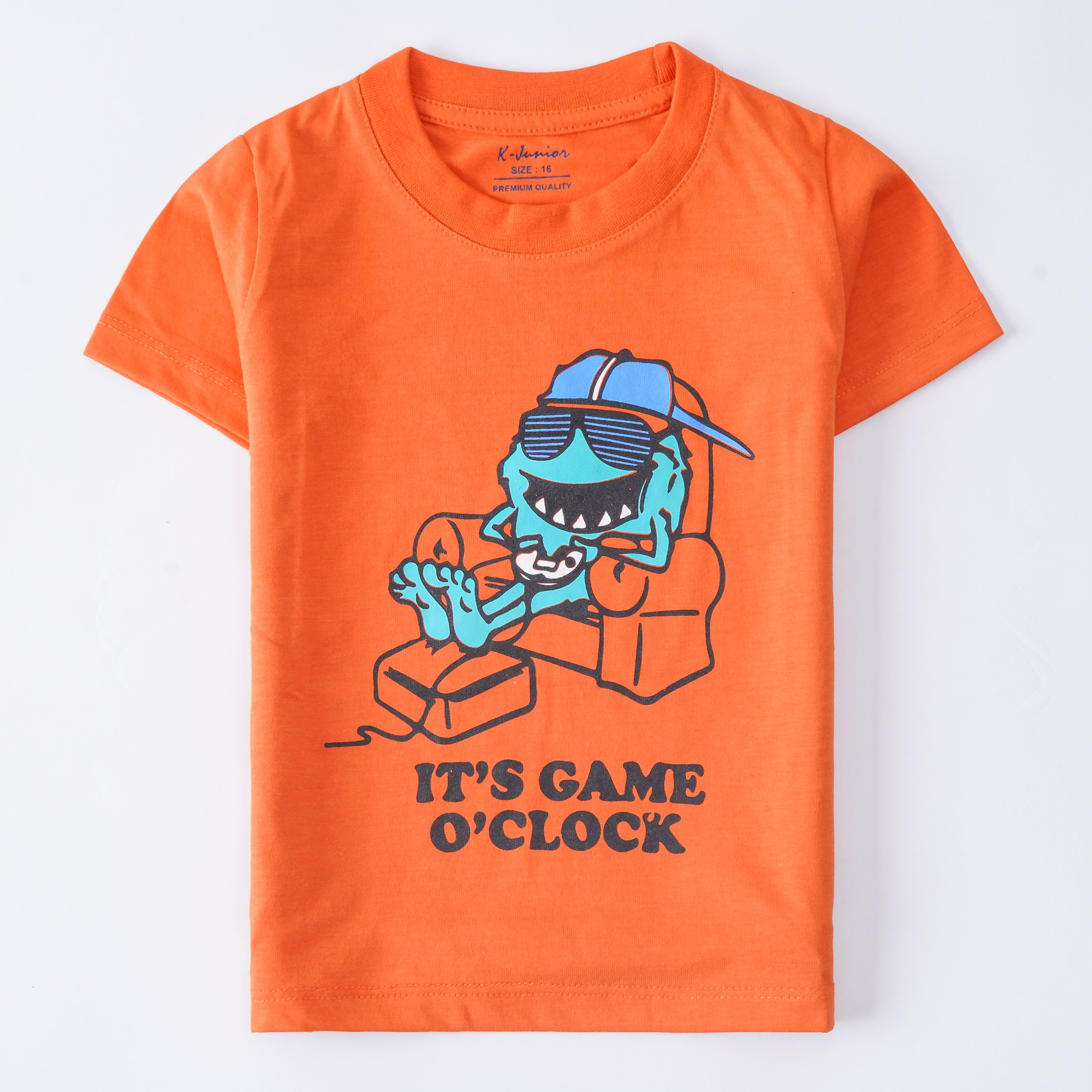 Infant Boys Half Sleeves-Printed T-Shirt (Game 2)