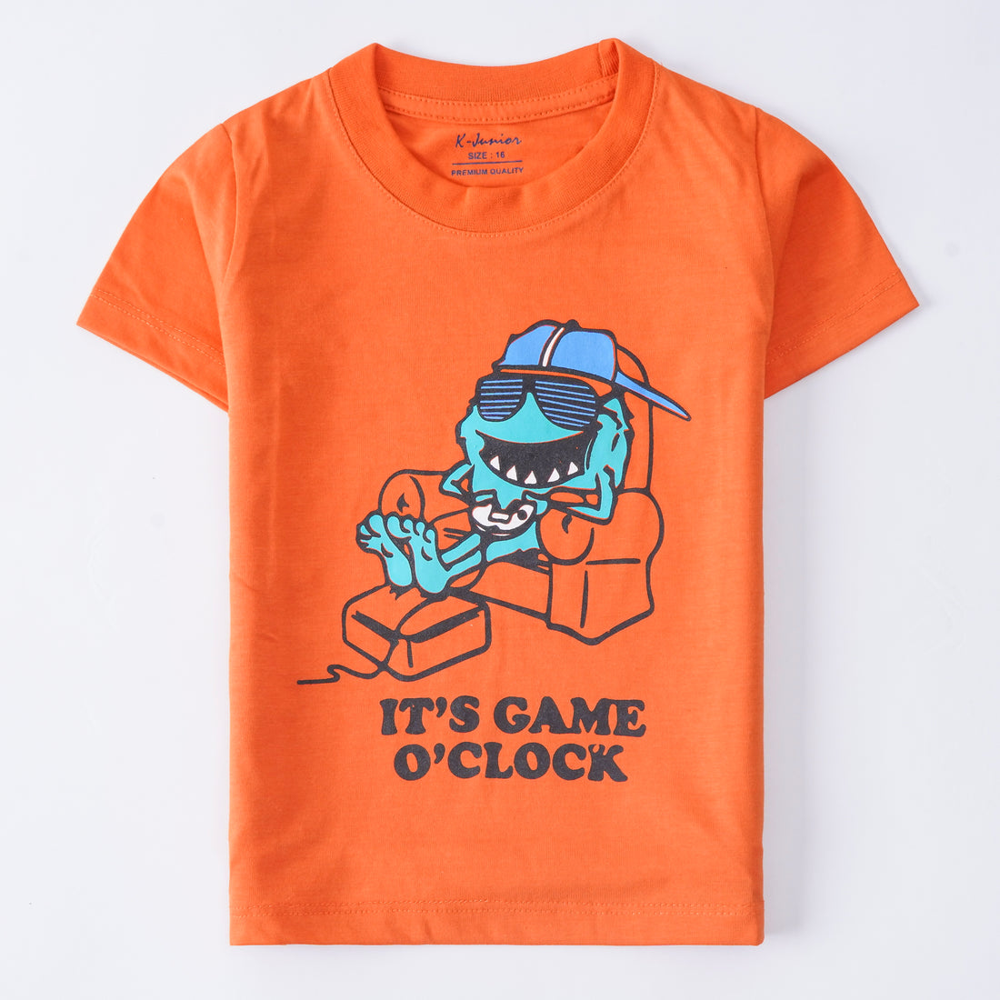 Infant Boys Half Sleeves-Printed T-Shirt (Game 2)
