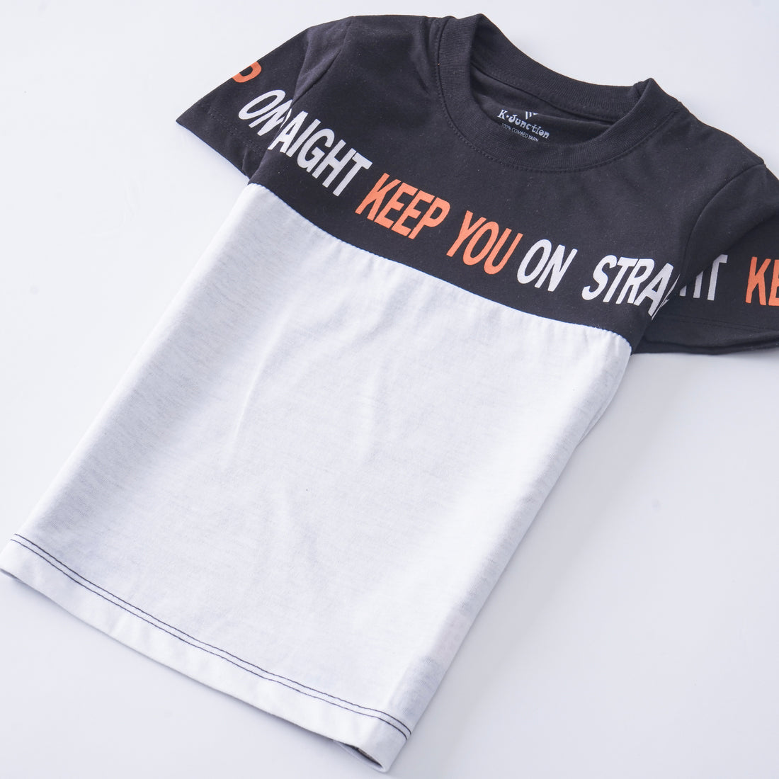 Infant Boys Half Sleeves-Printed T-Shirt (Keep)