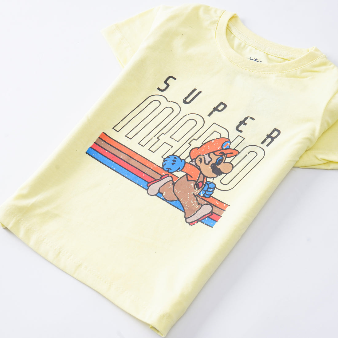 Boys Half Sleeves-Printed T-Shirt (Mario)