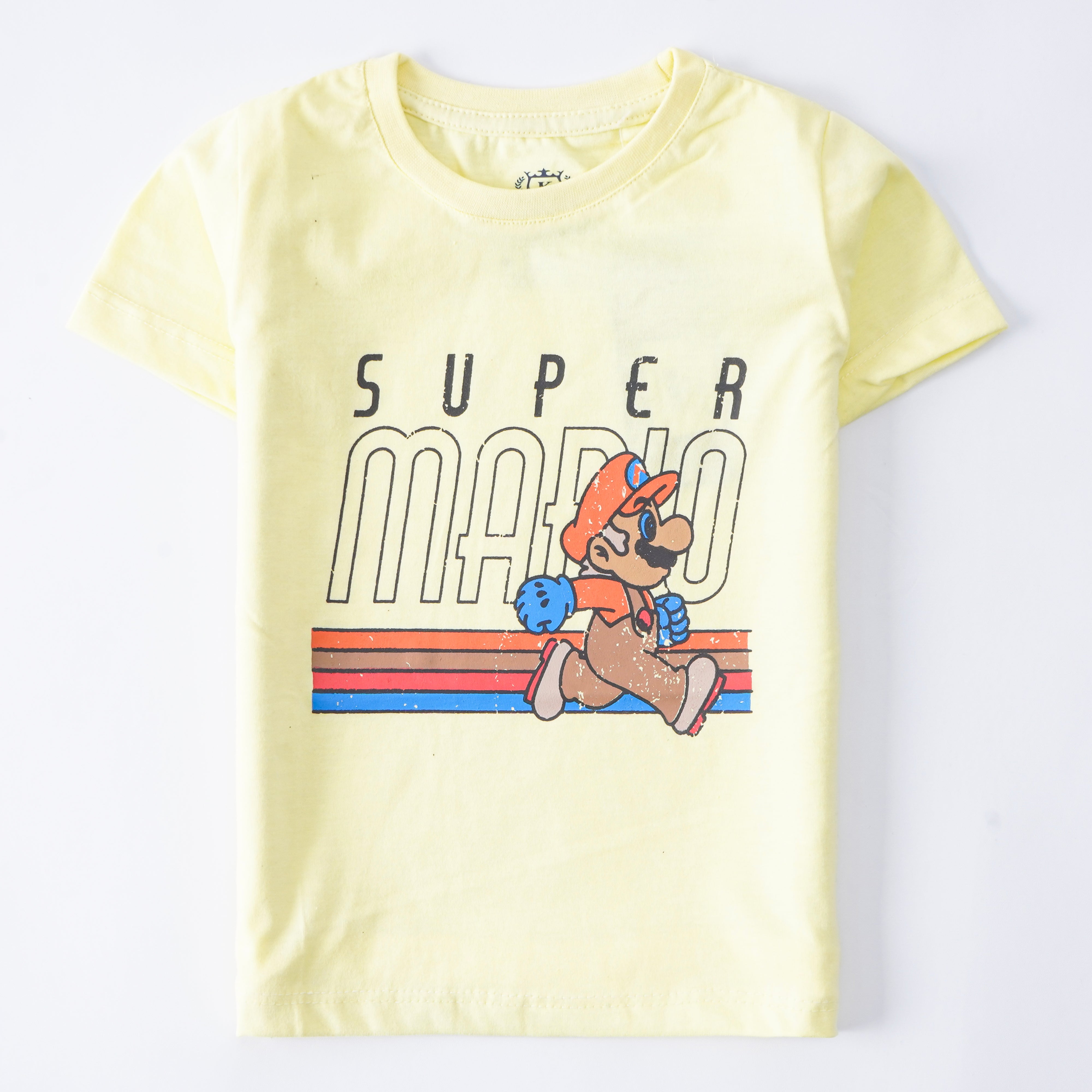 Boys Half Sleeves-Printed T-Shirt (Mario)