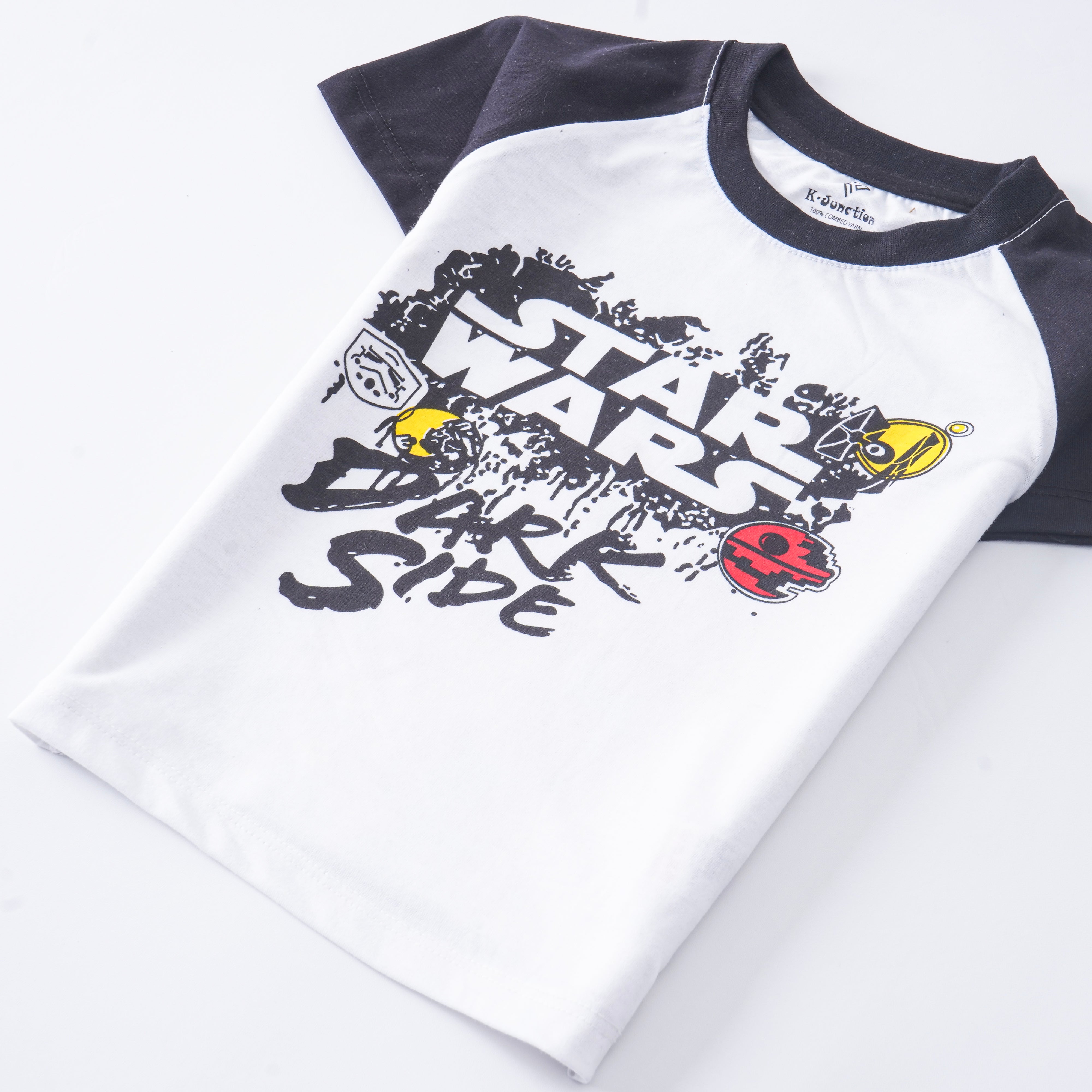 Infant Boys Half Sleeves-Printed T-Shirt (Star-wars)