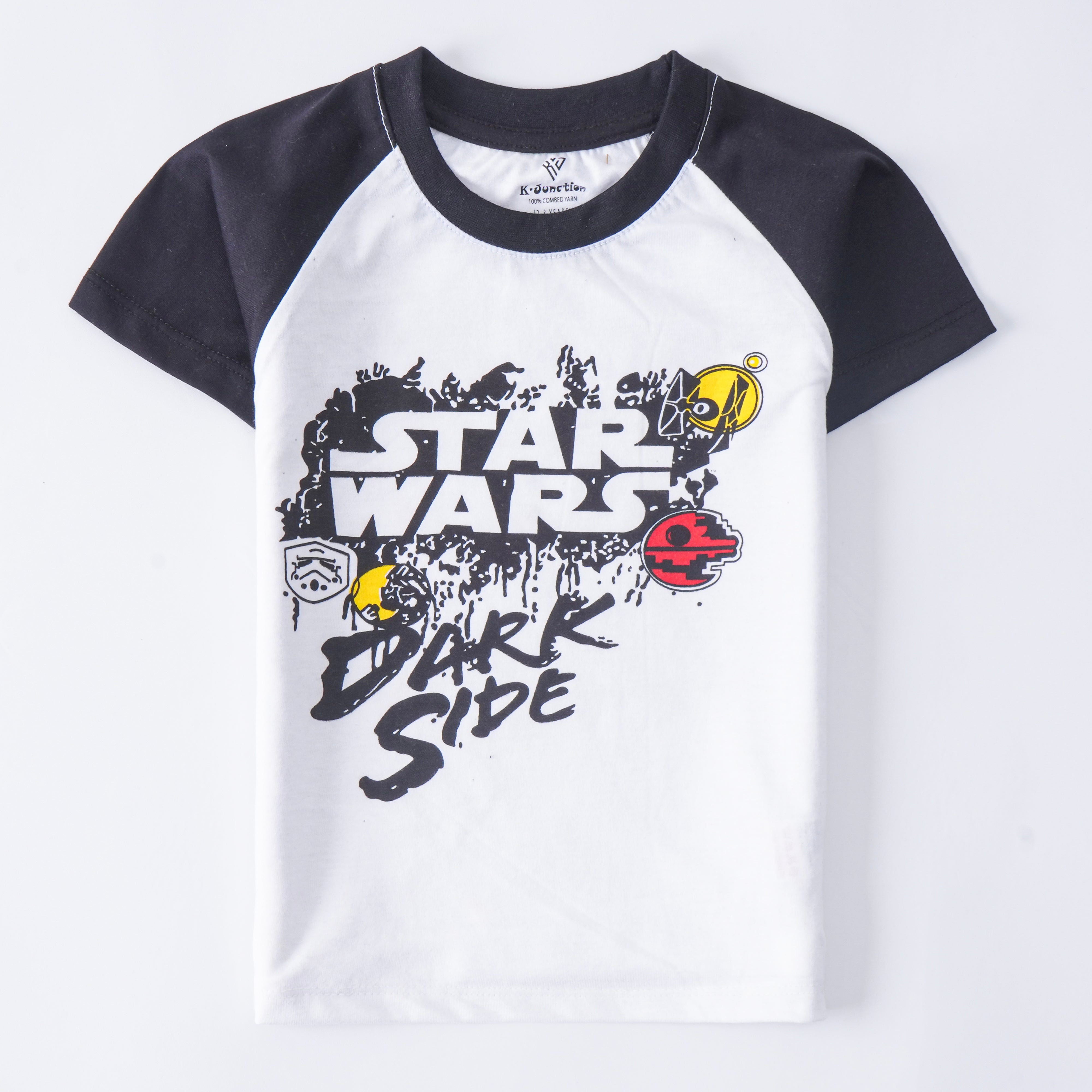 Infant Boys Half Sleeves-Printed T-Shirt (Star-wars)