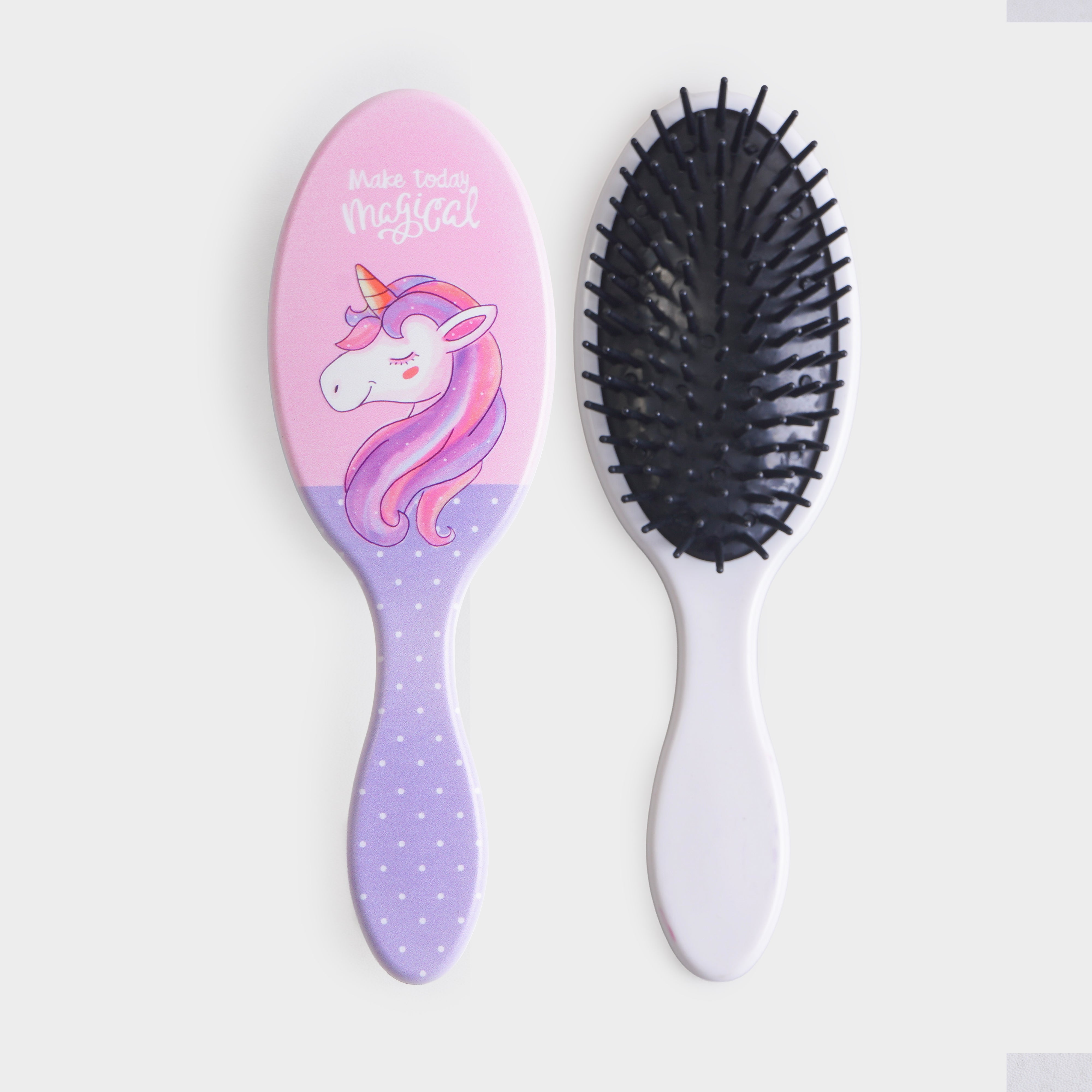 Kids Hair Brush - Pink, Purple, Green & Coral