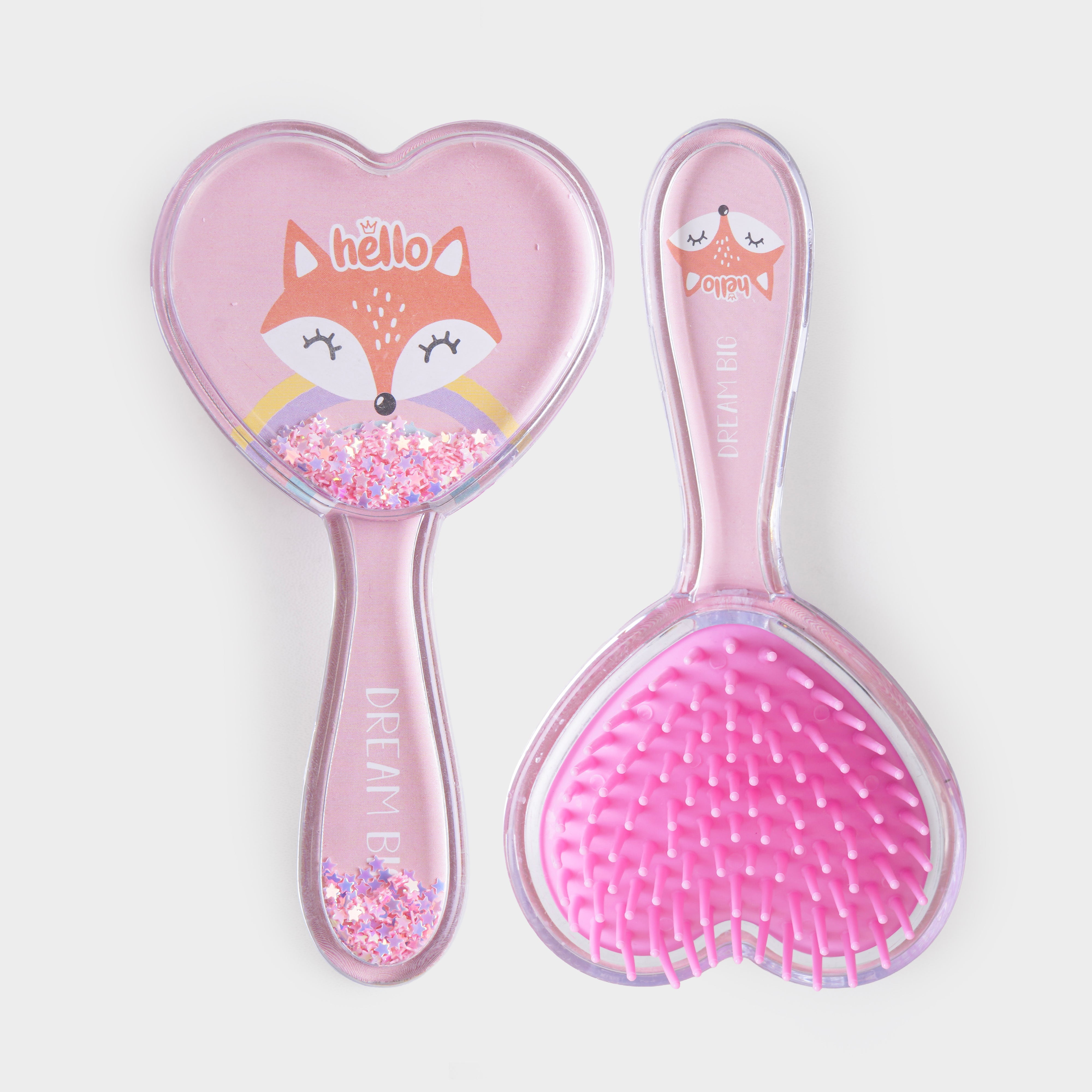 Kids Hair Brush - Purple, Yellow, Blue & Pink