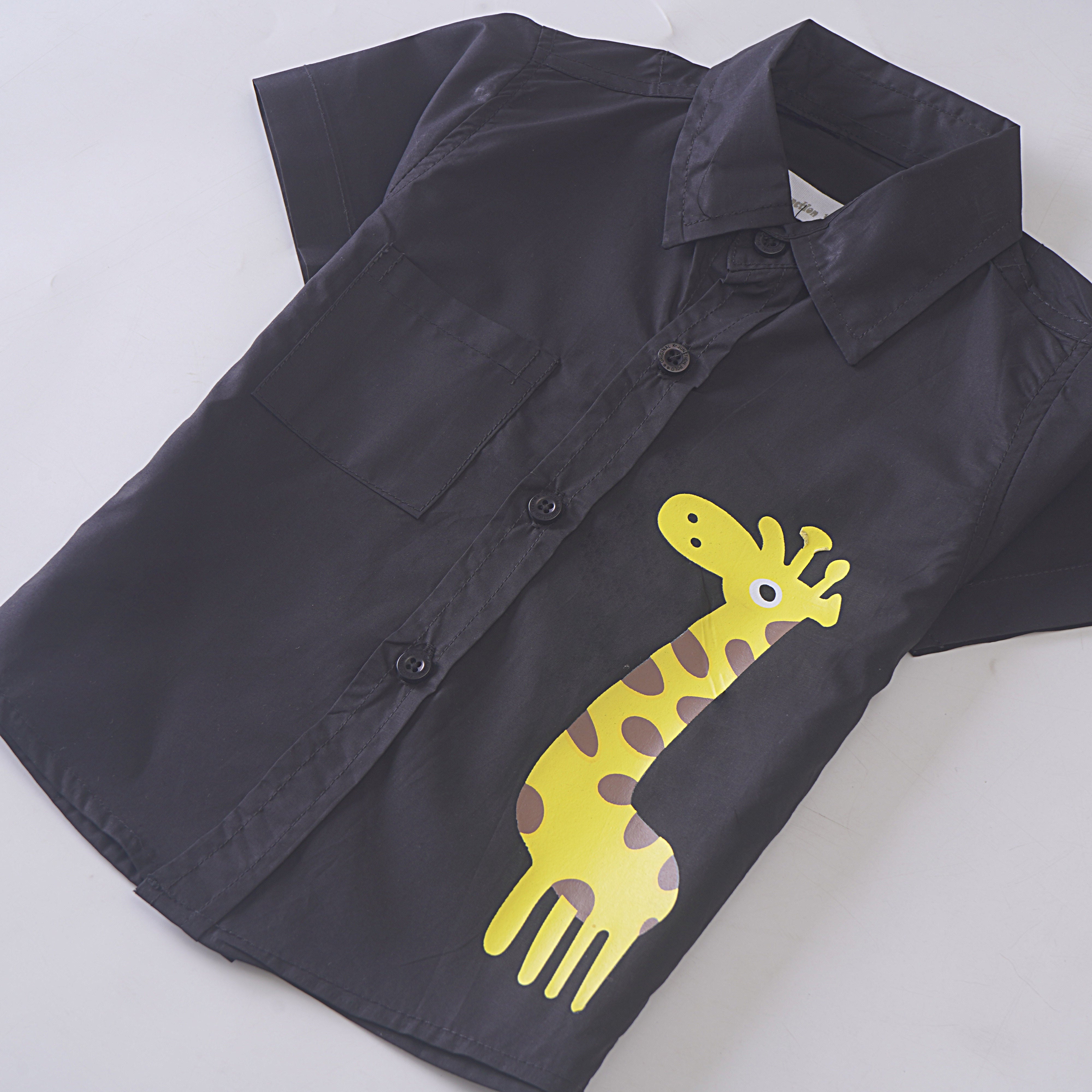 Boys Printed Half Sleeves Shirt