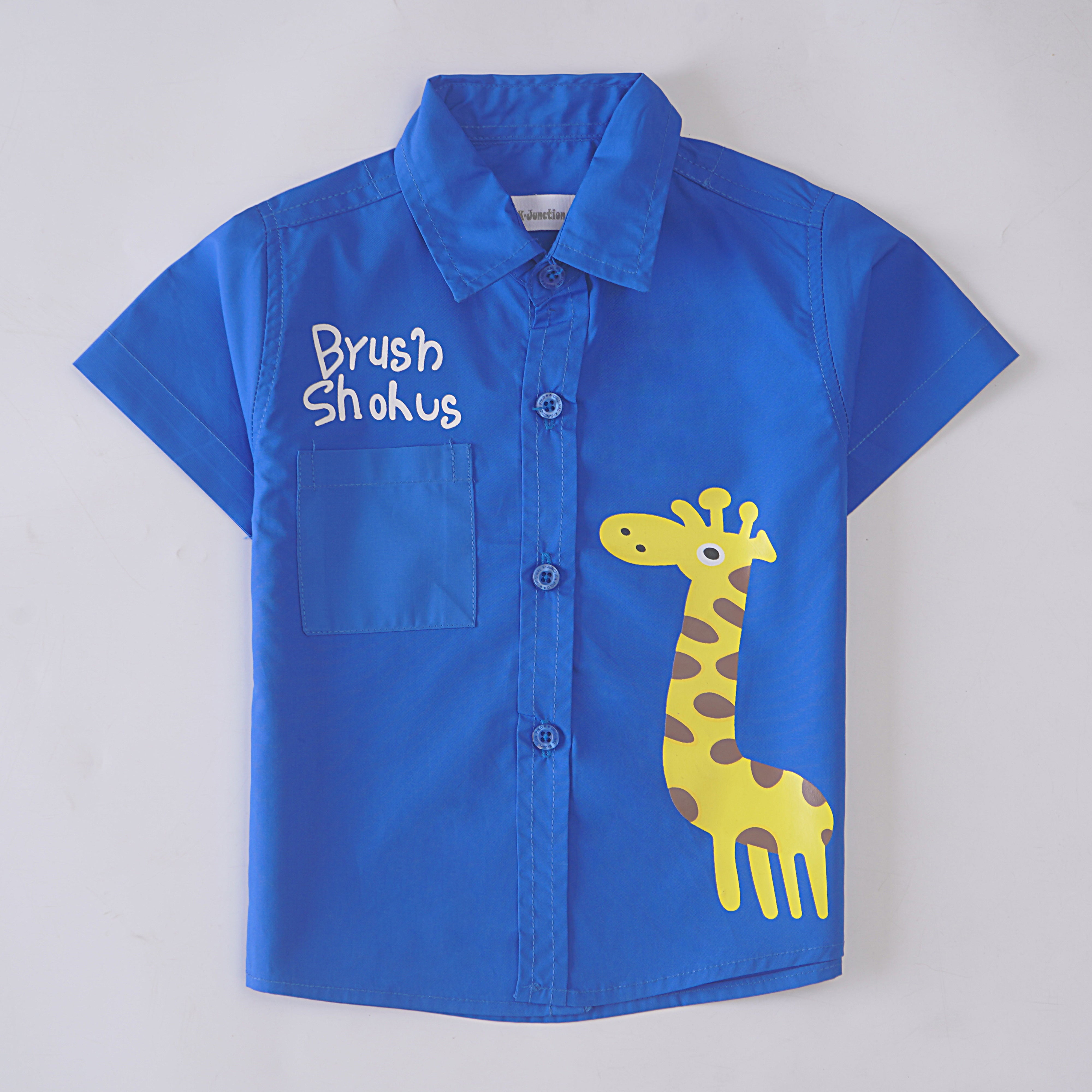 Boys Printed Half Sleeves Shirt