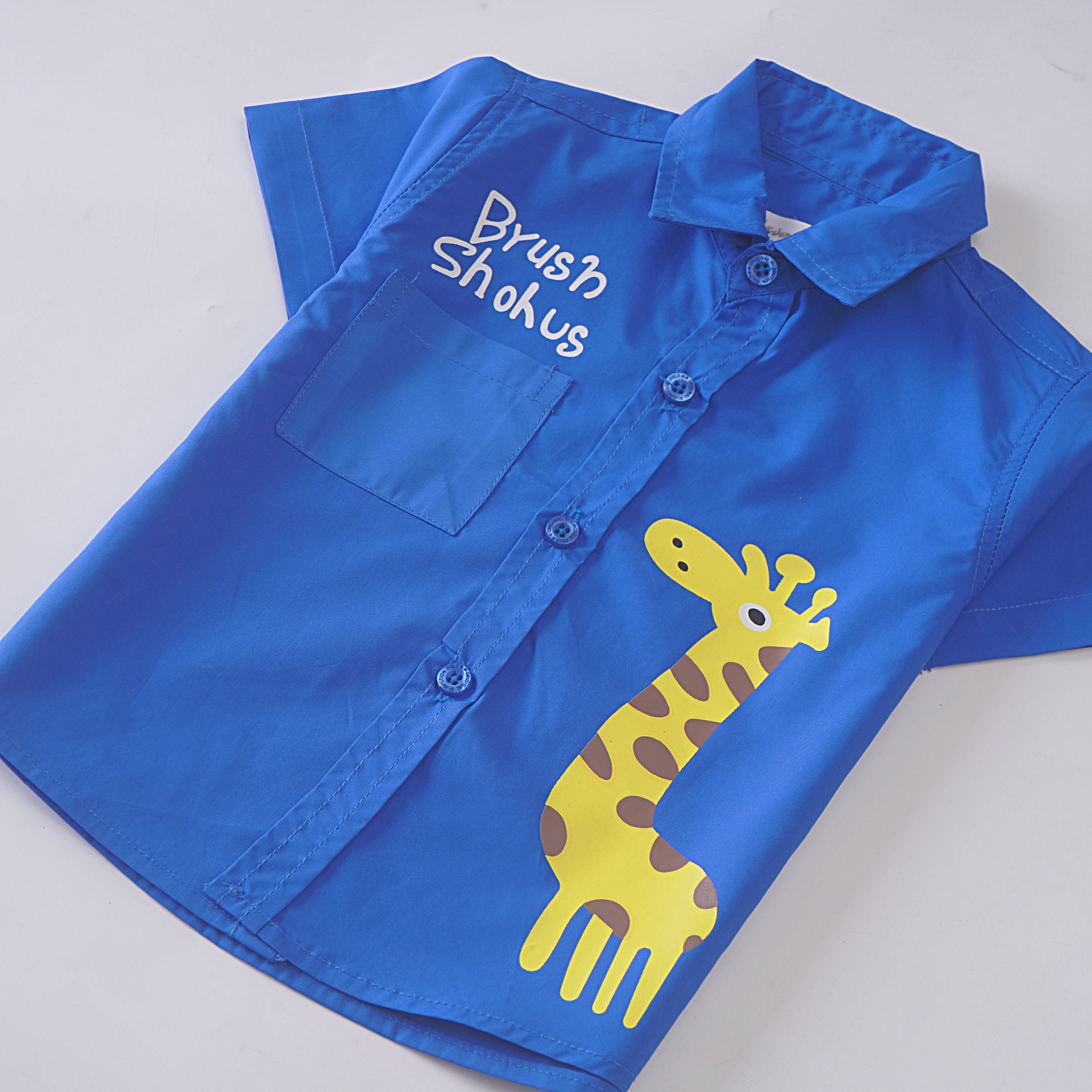 Boys Printed Half Sleeves Shirt