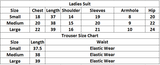 Women's 2Pcs Printed Suit Color Blue