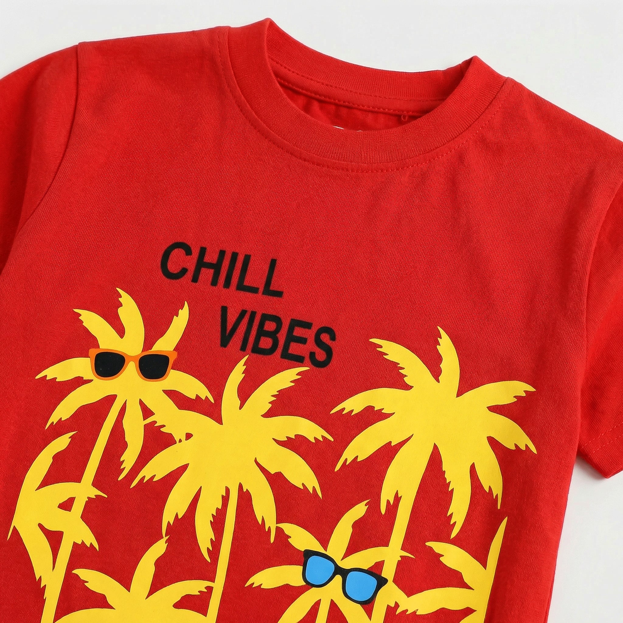 Boys Half Sleeves-Printed T-Shirt (Chillvibes)