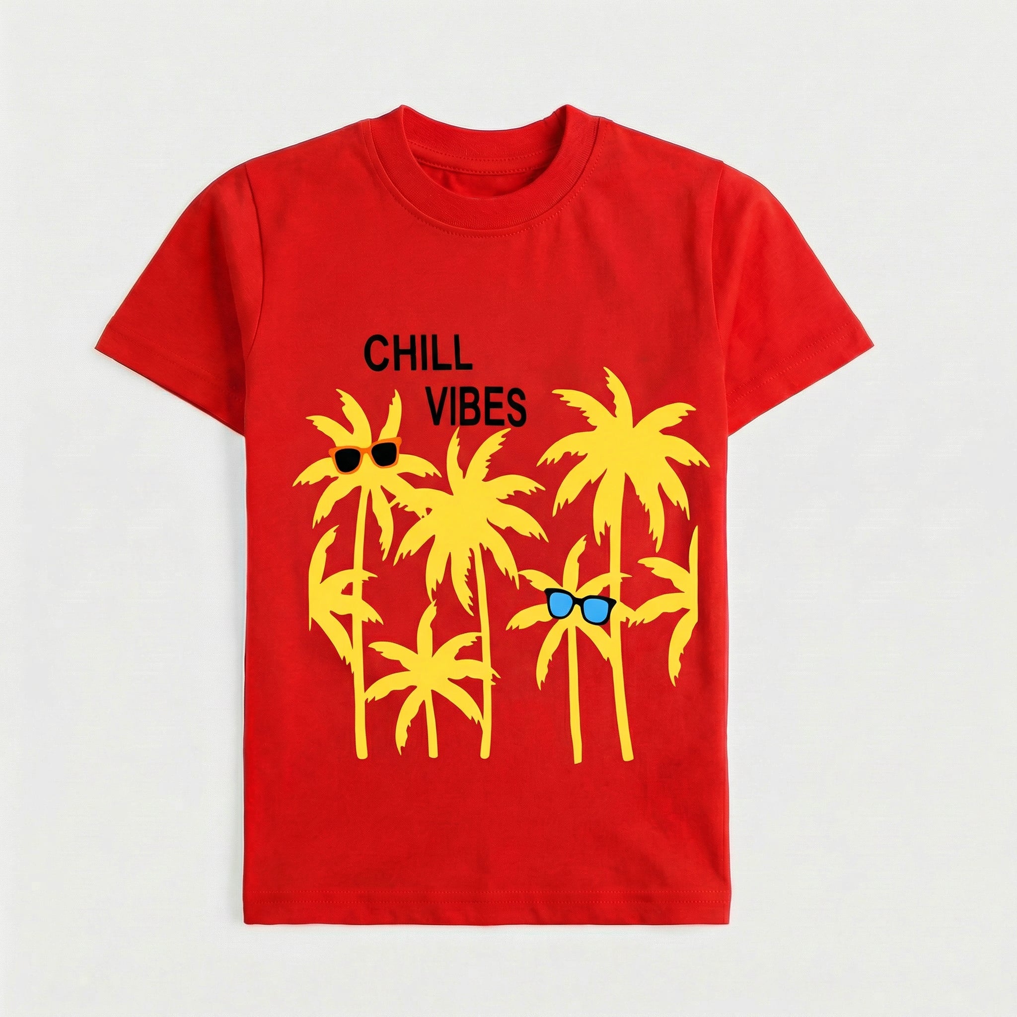 Boys Half Sleeves-Printed T-Shirt (Chillvibes)