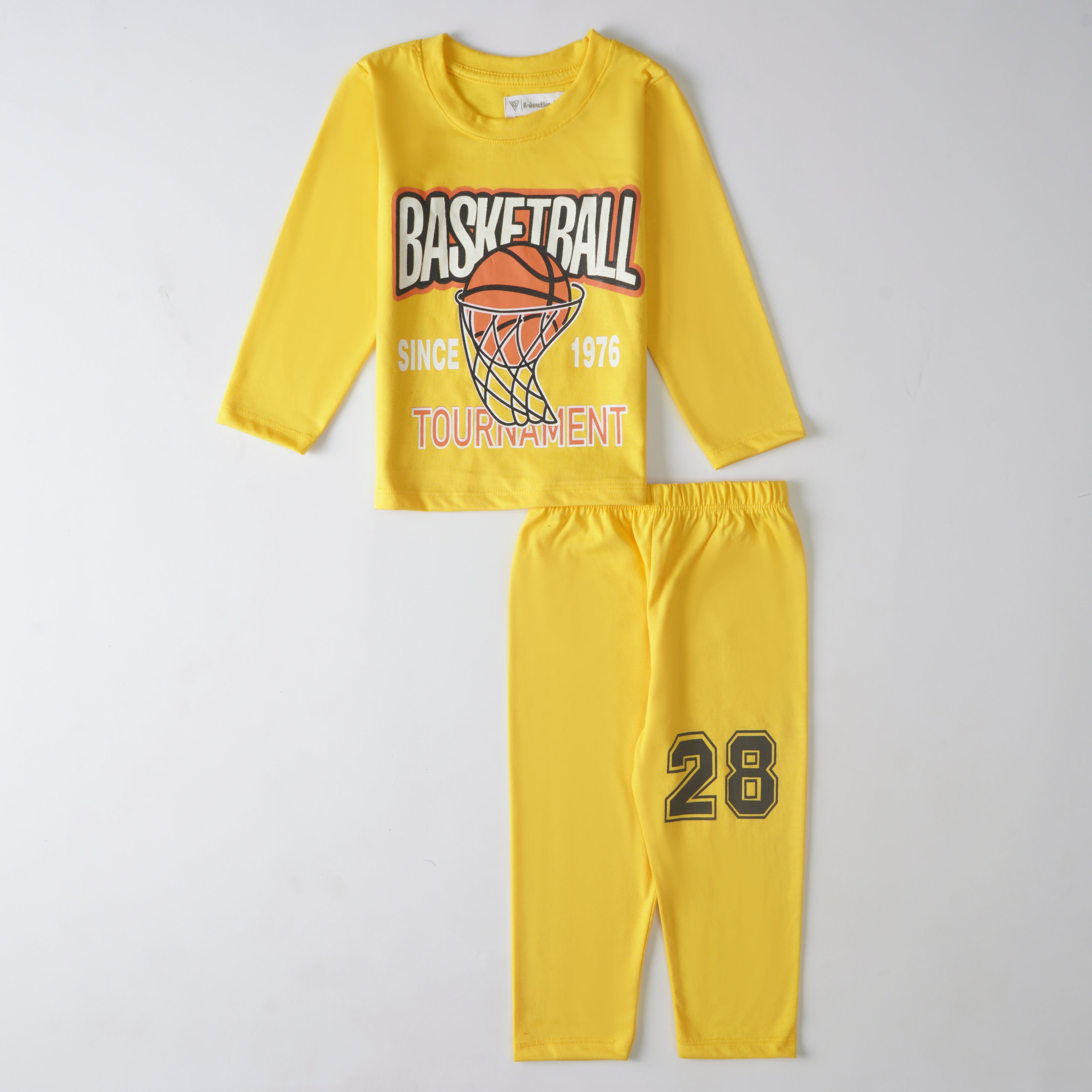 Boys Printed Full Sleeve Suit (BasketBall)