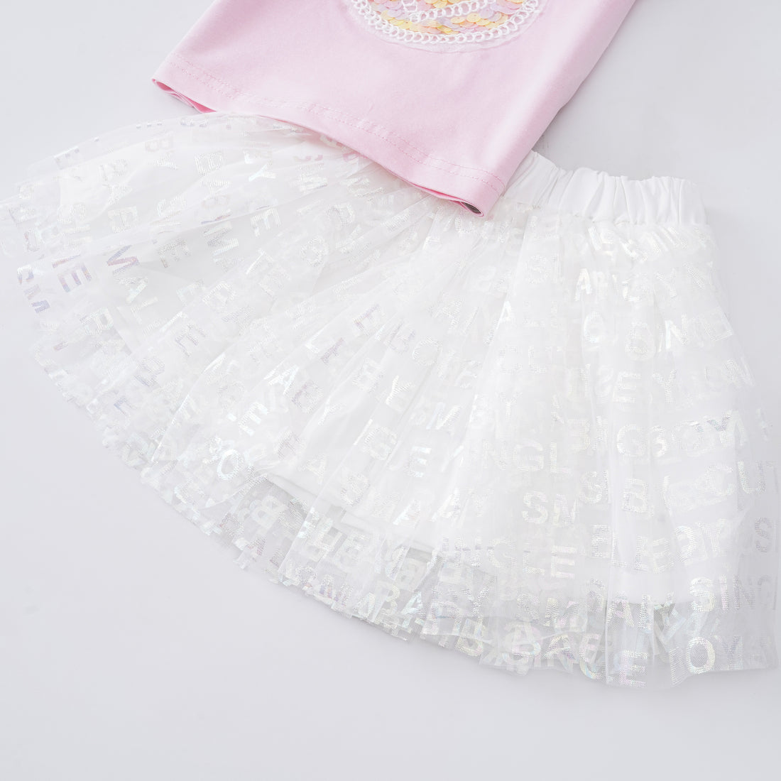 Girls Half Sleeves 2 Piece Suit