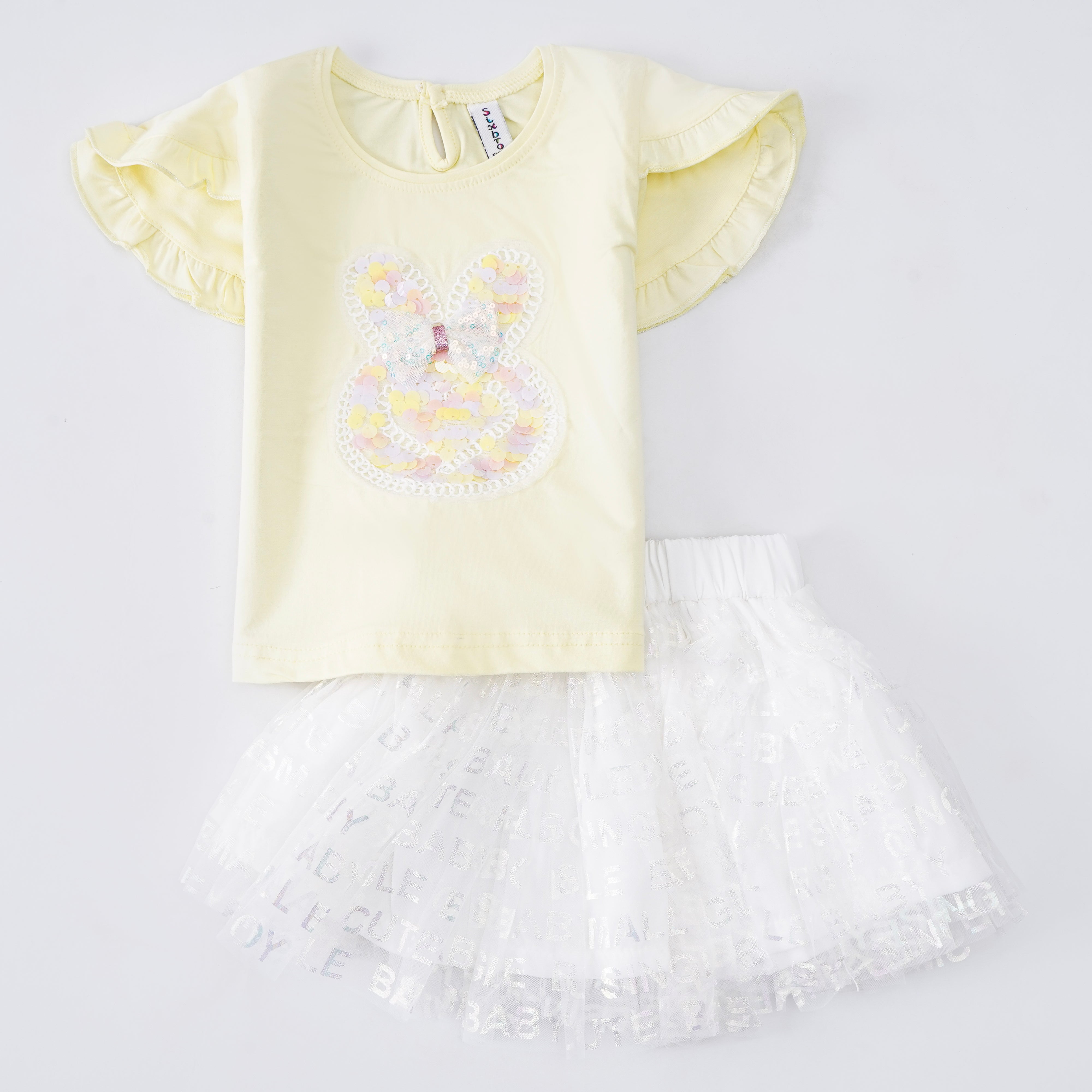 Girls Half Sleeves 2 Piece Suit