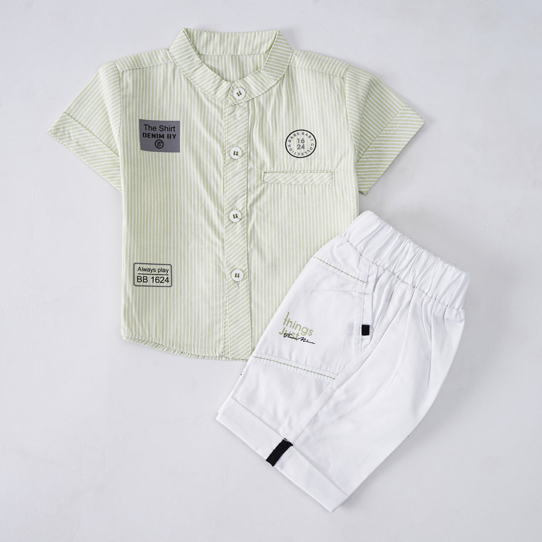 Boys Half Sleeves 2 Piece Suit