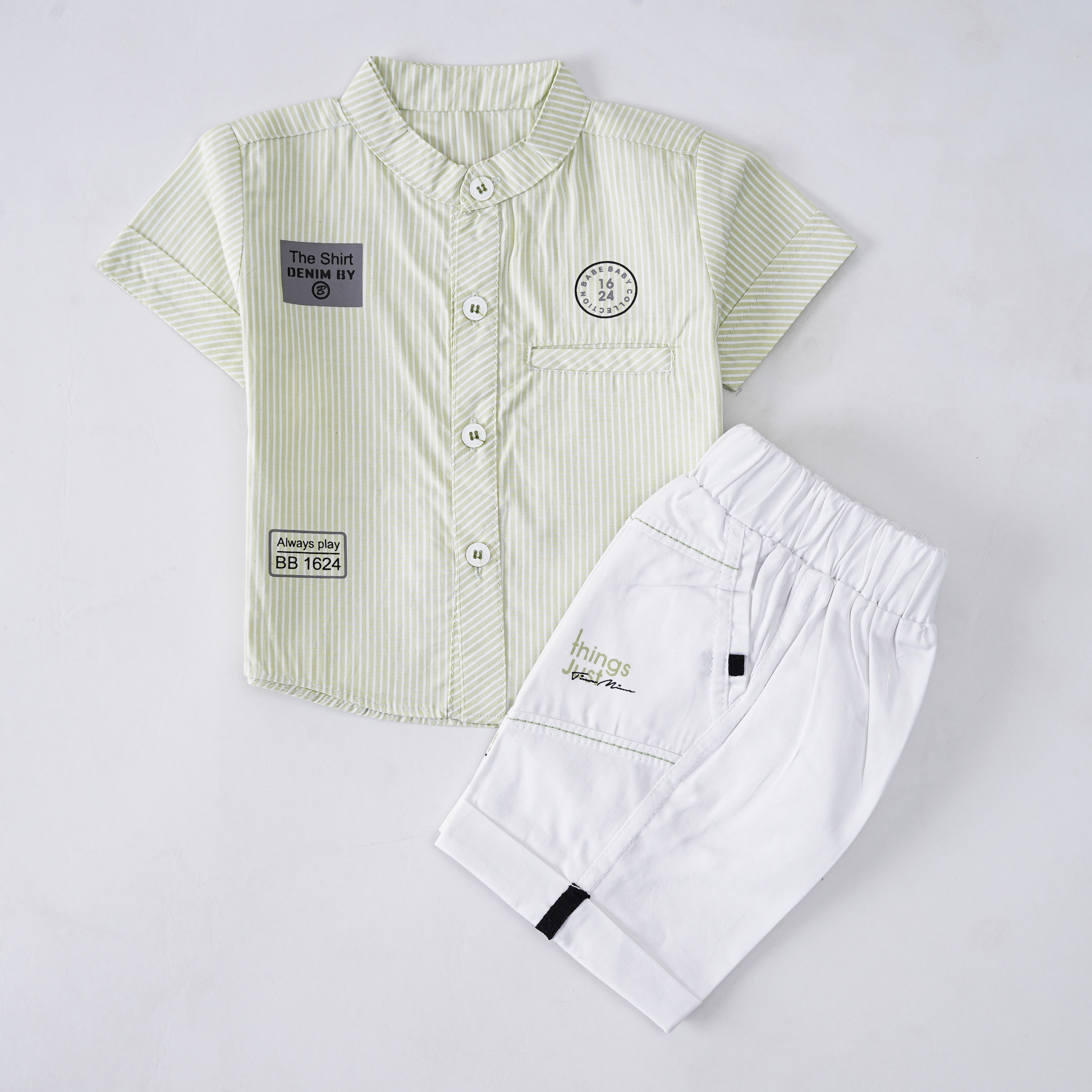 Boys Half Sleeves 2 Piece Suit