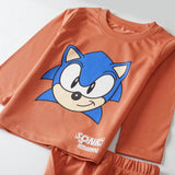 Boys Printed Full Sleeve Suit (Sonic)