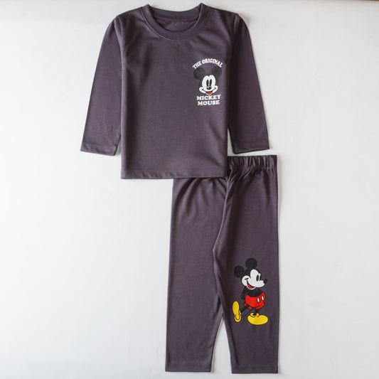 Boys Printed Full Sleeve Suit (Mickey)