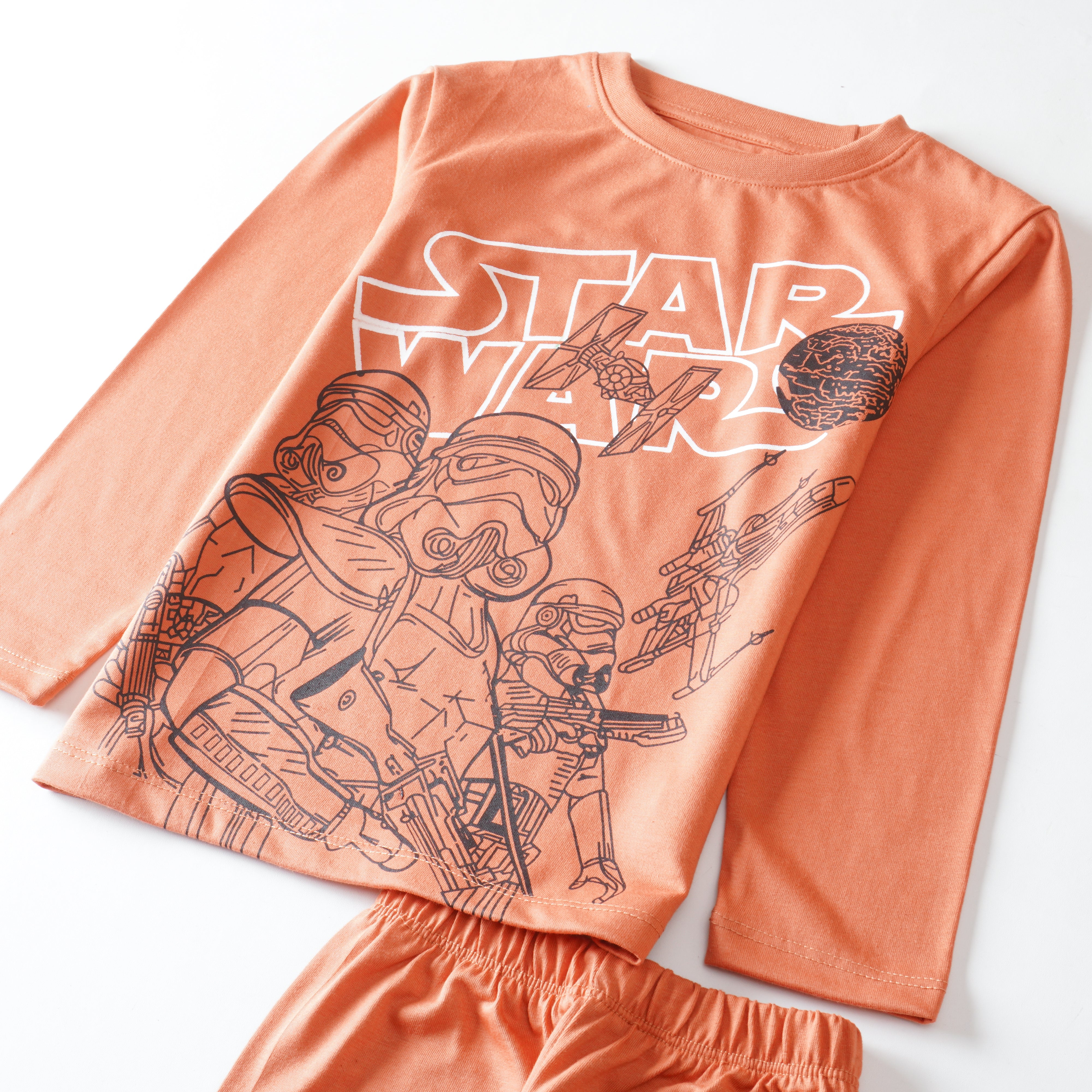 Boys Printed Full Sleeve Suit (Star Wars)