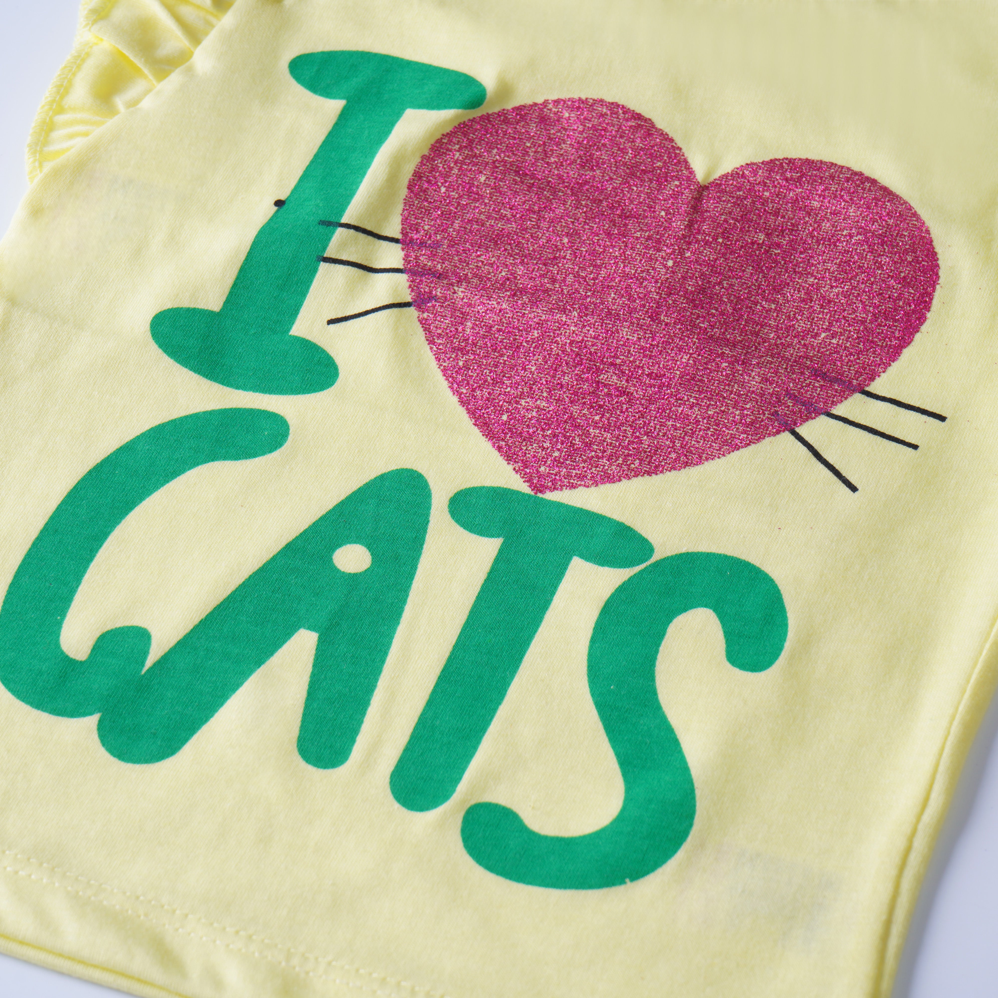 Girls T-shirt (I-Love-Cats)