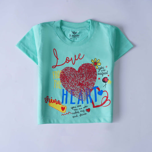 Girls T-shirt (Love Heart)