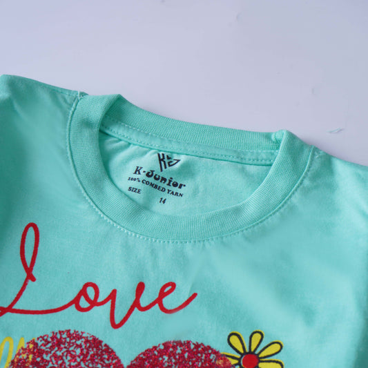 Girls T-shirt (Love Heart)
