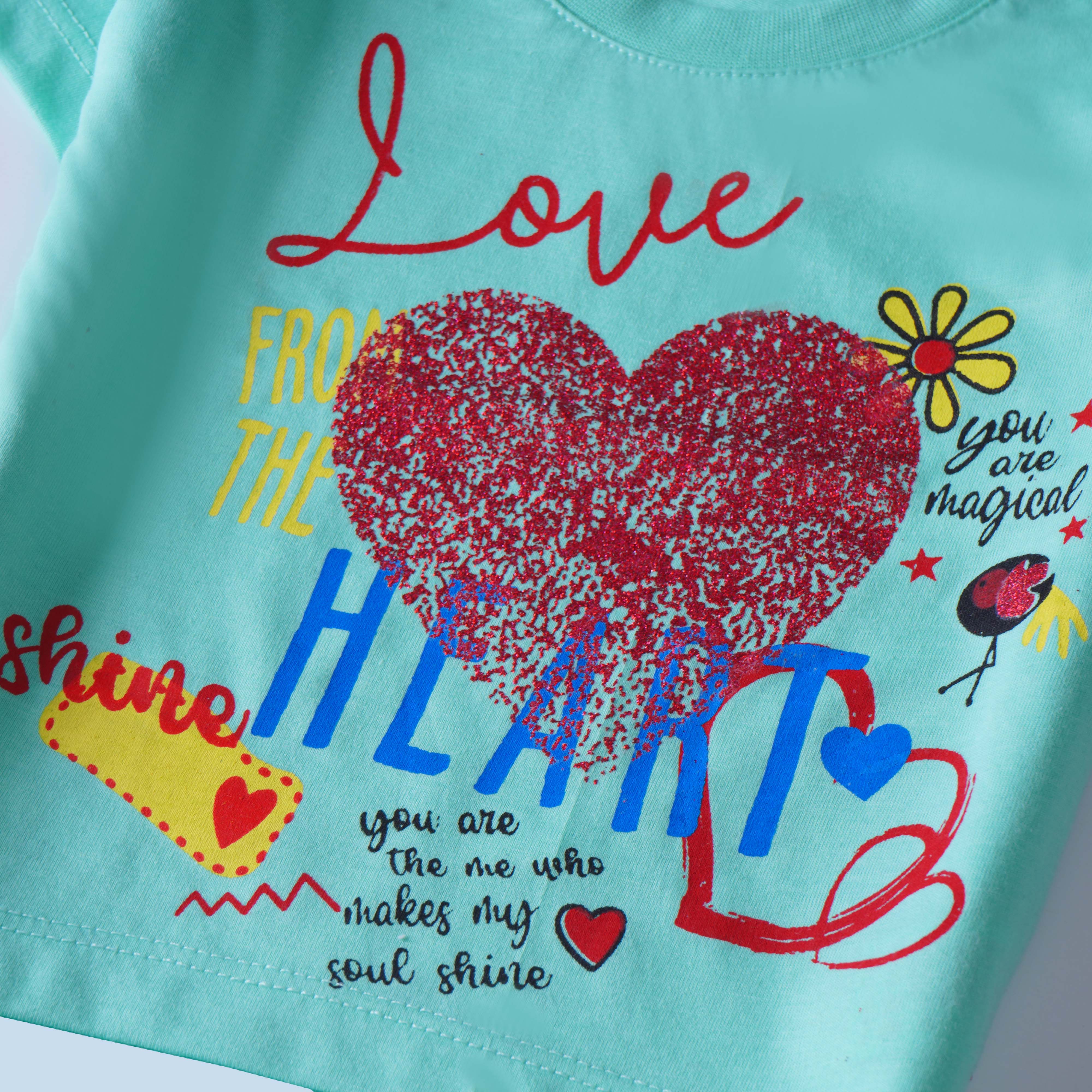 Girls T-shirt (Love Heart)