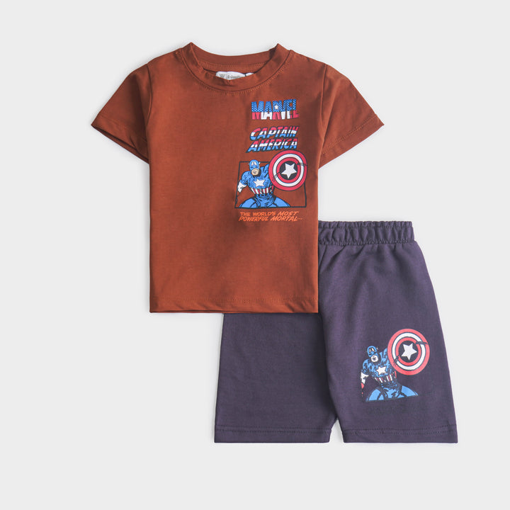 Boys Half Sleeves 2 Piece Suit