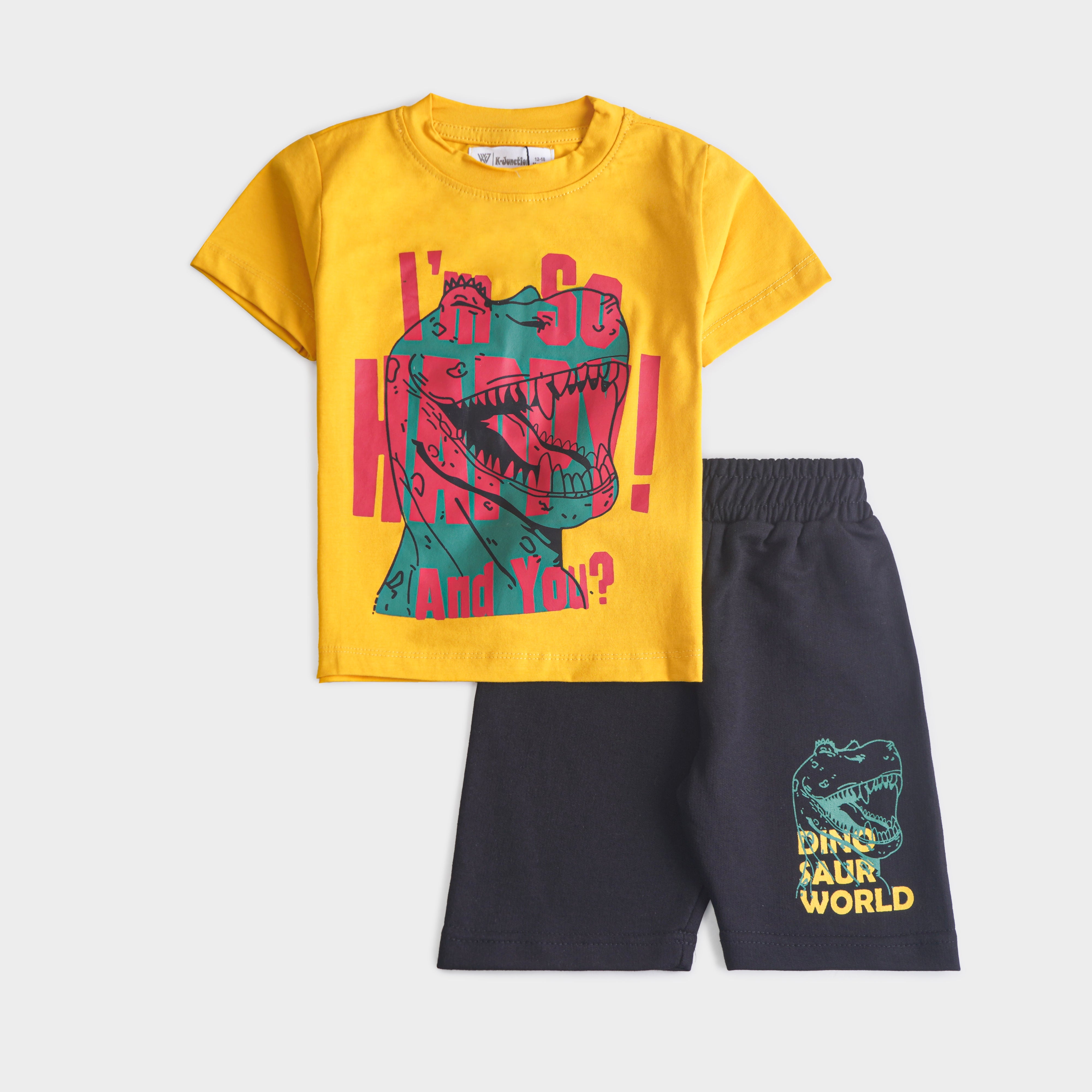 Boys Half Sleeves 2 Piece Suit