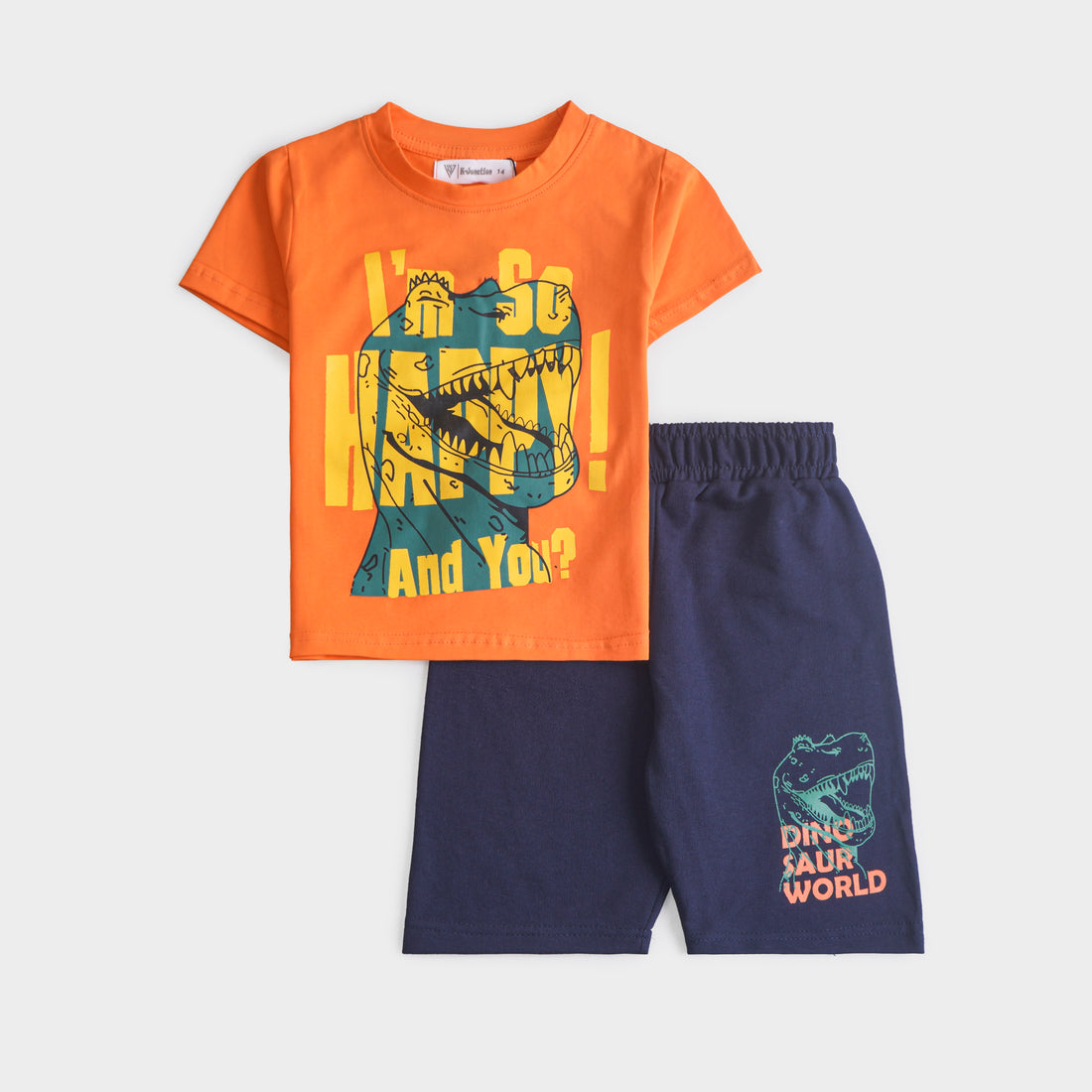 Boys Half Sleeves 2 Piece Suit