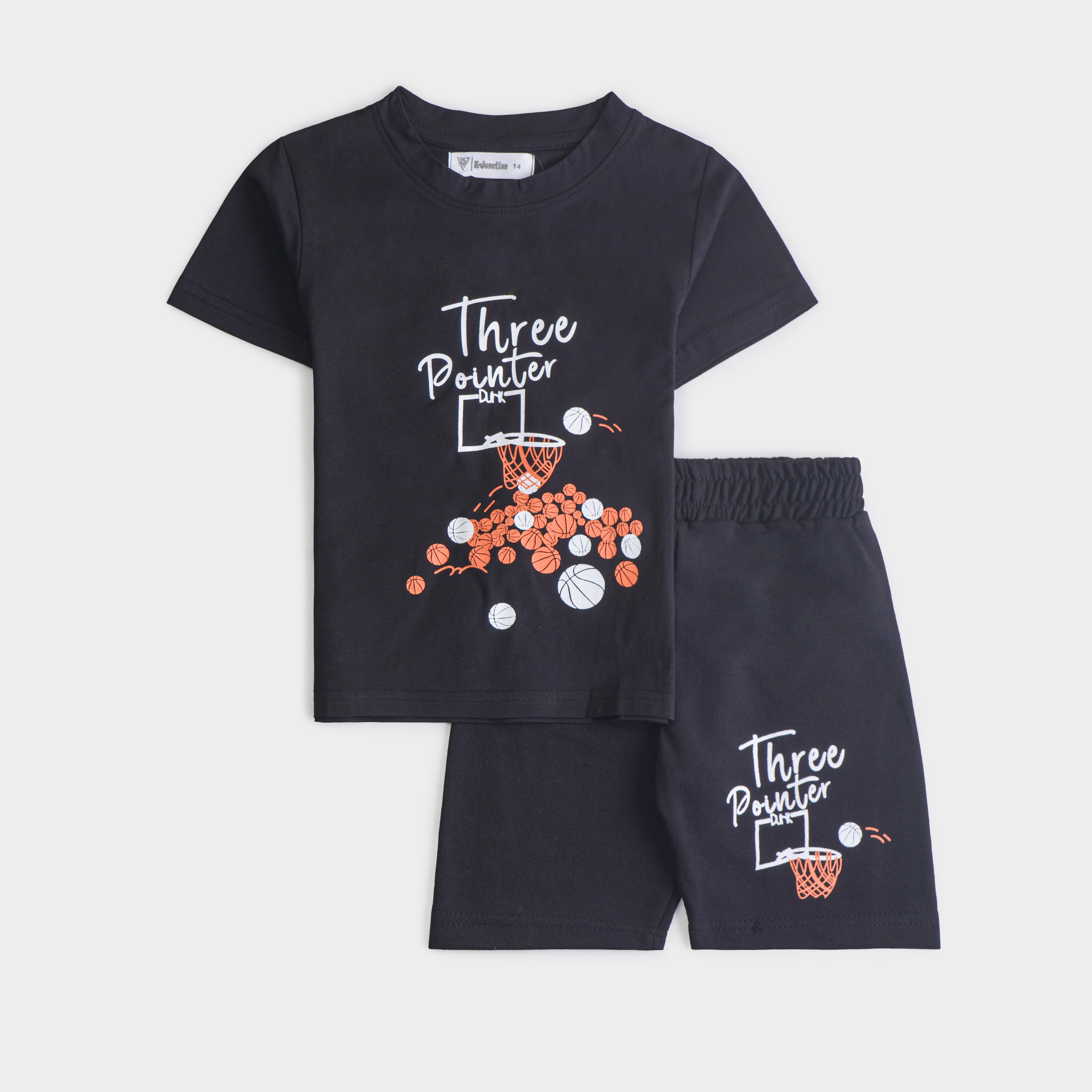 Boys Half Sleeves 2 Piece Suit
