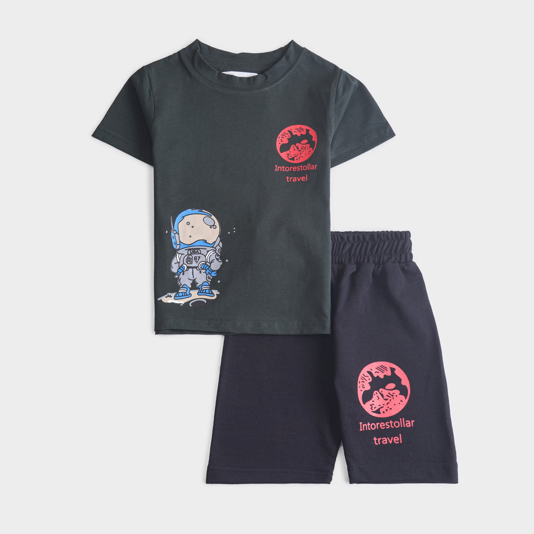 Boys Half Sleeves 2 Piece Suit