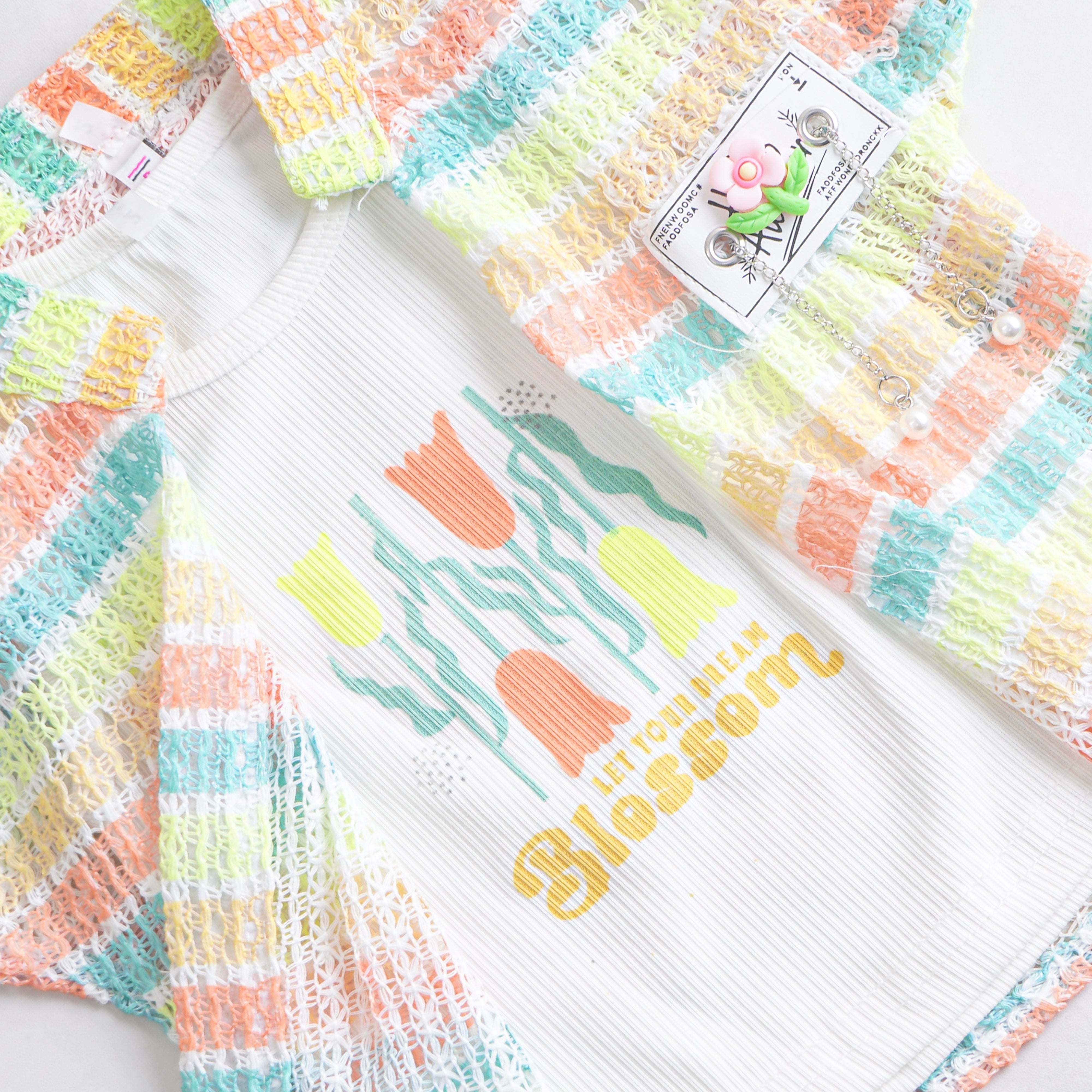 Imported Infant Baby Girl 3 Pcs Suit