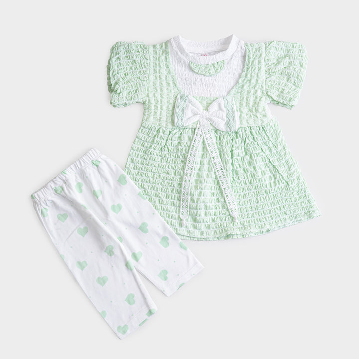 Imported Infant Baby Girl 2 Pcs Suit