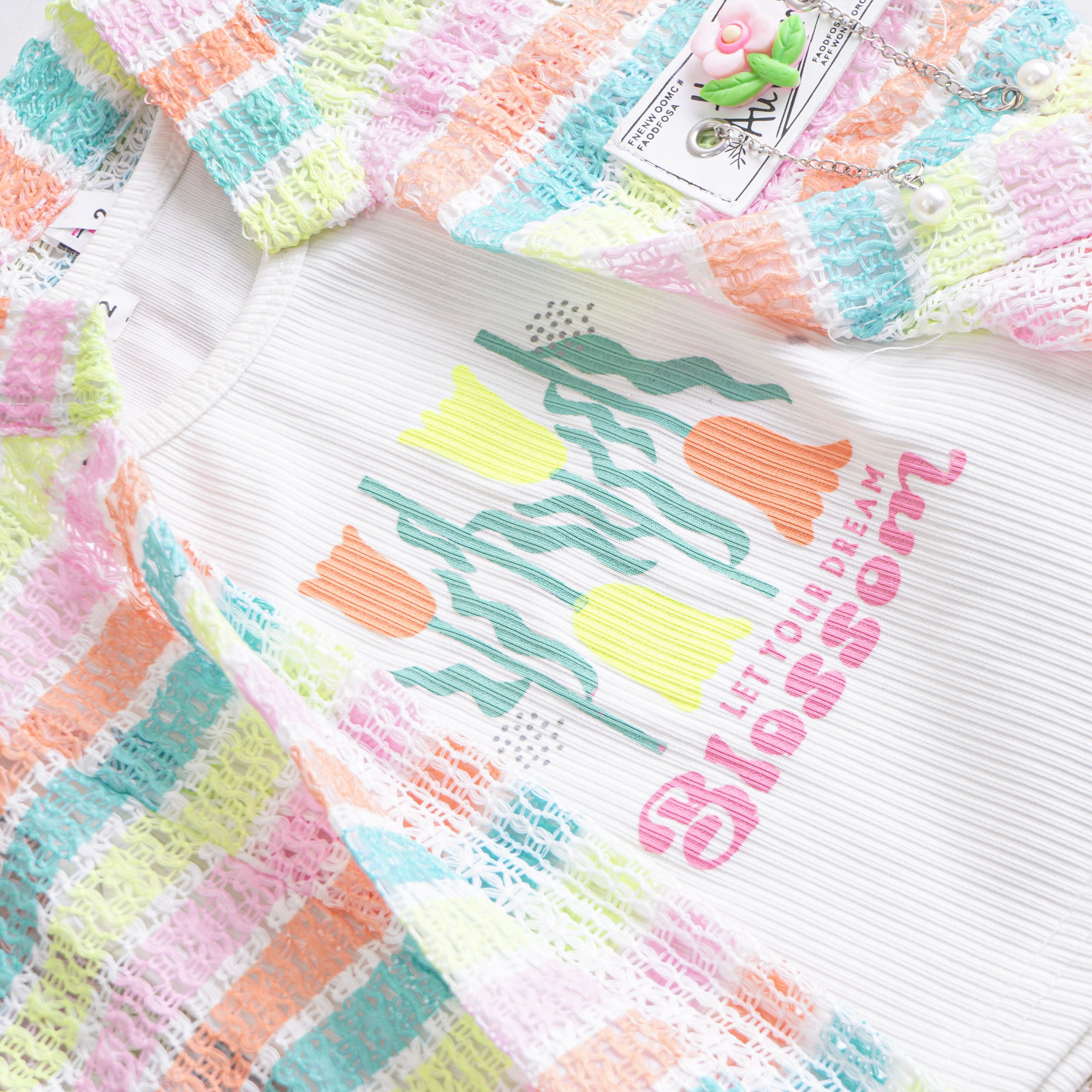 Imported Infant Baby Girl 3 Pcs Suit