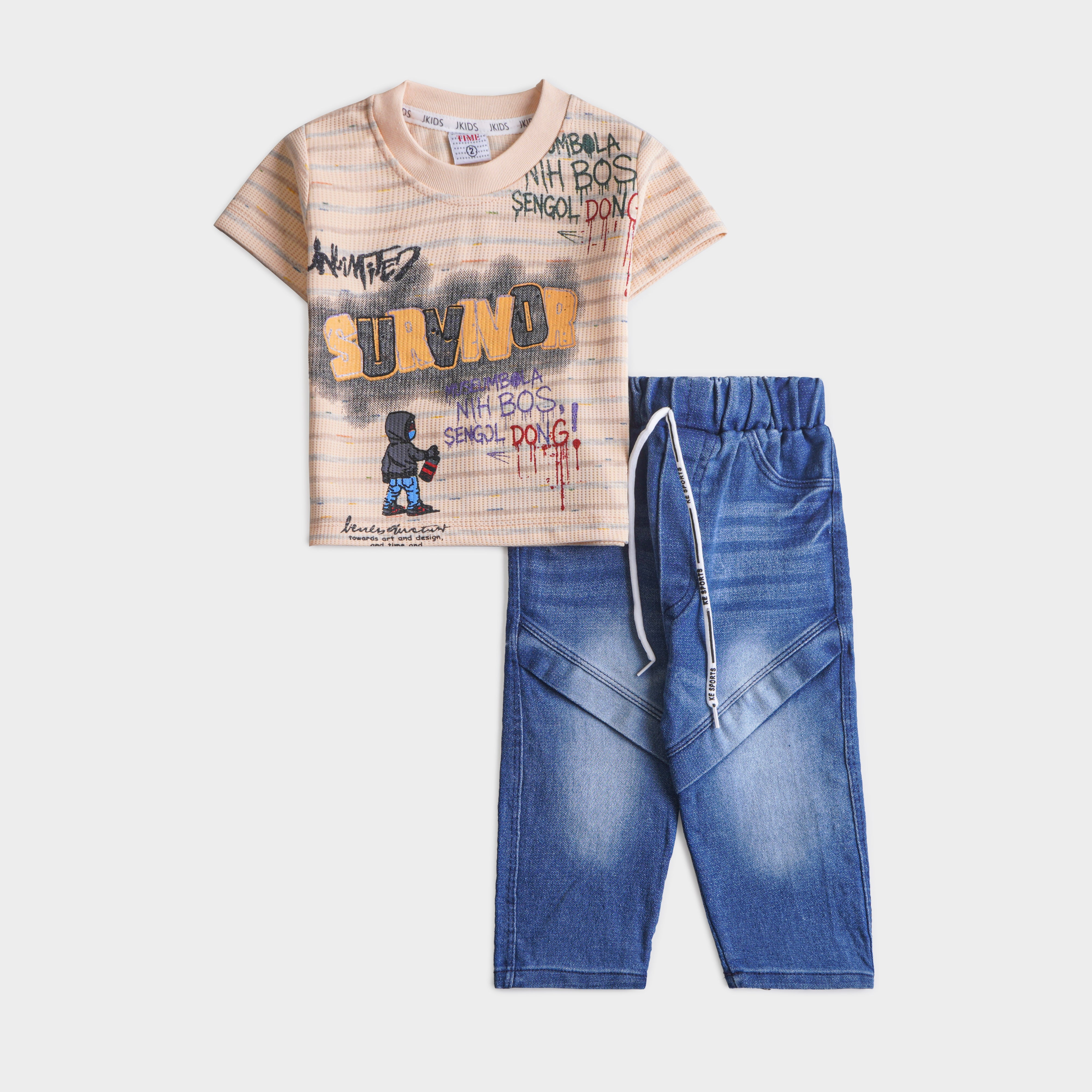 Imported Infant Baba 2 Pcs Suit