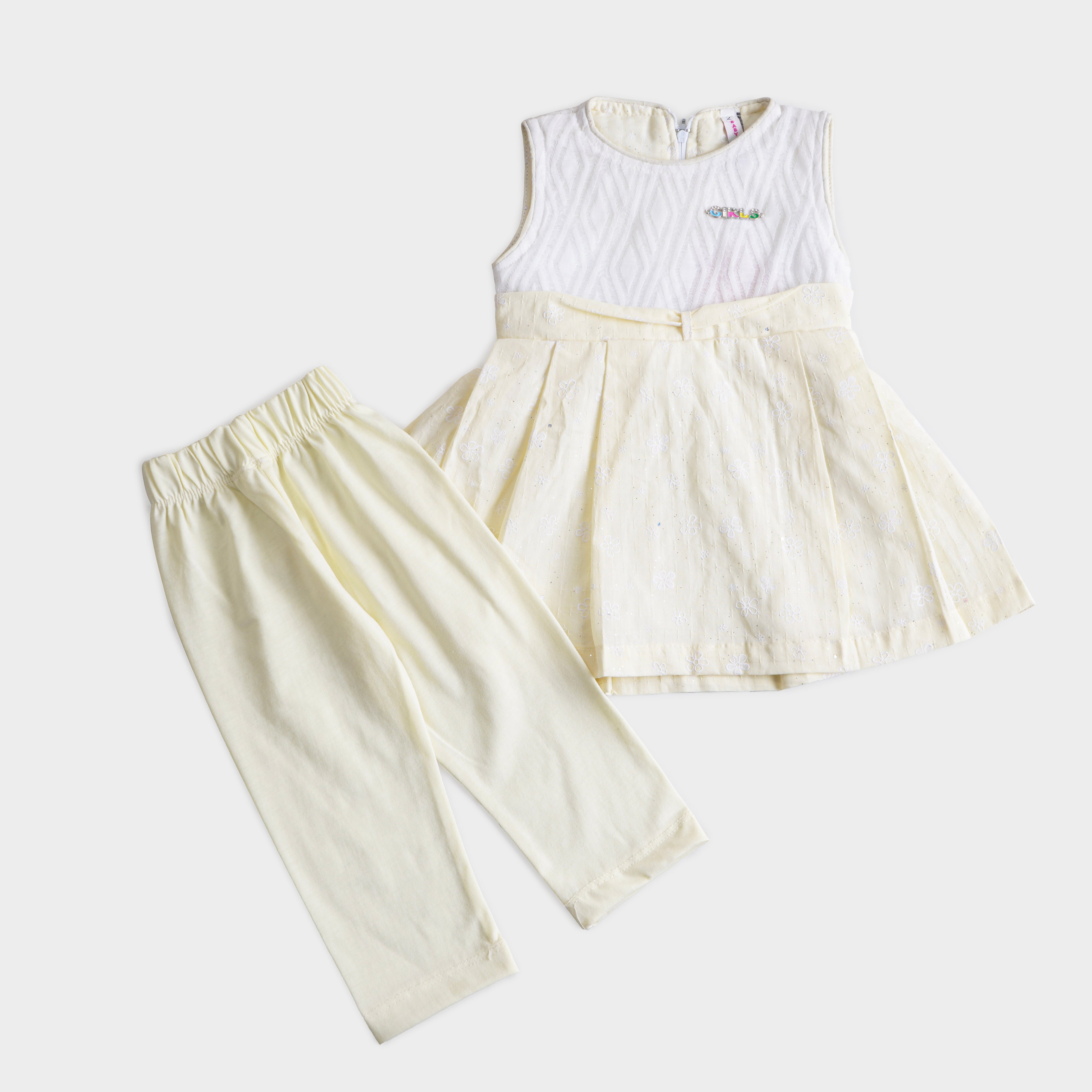 Imported Infant Baby Girl 2 Pcs Suit