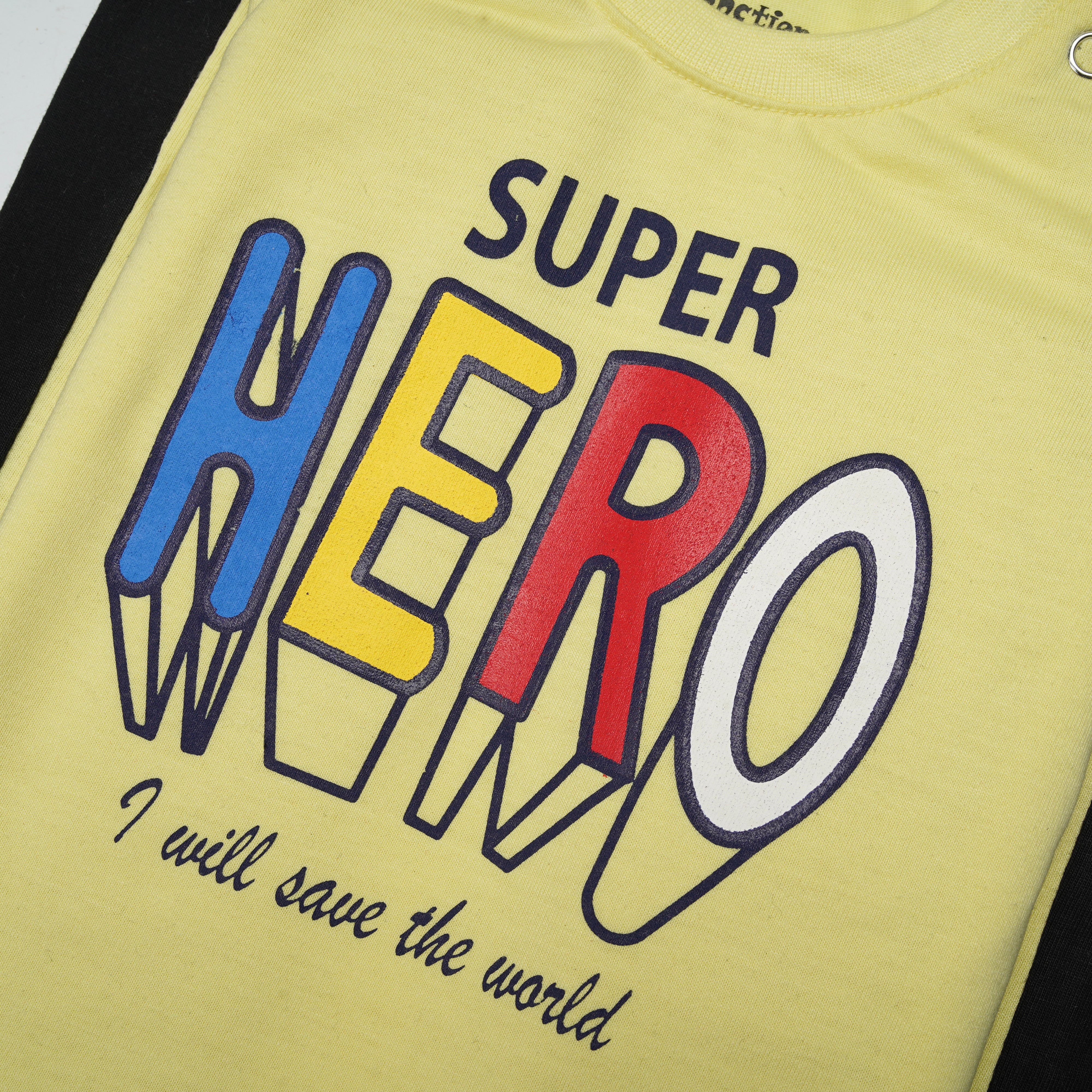 Infant Baba Printed Full Sleeve Suit (Super-Hero)
