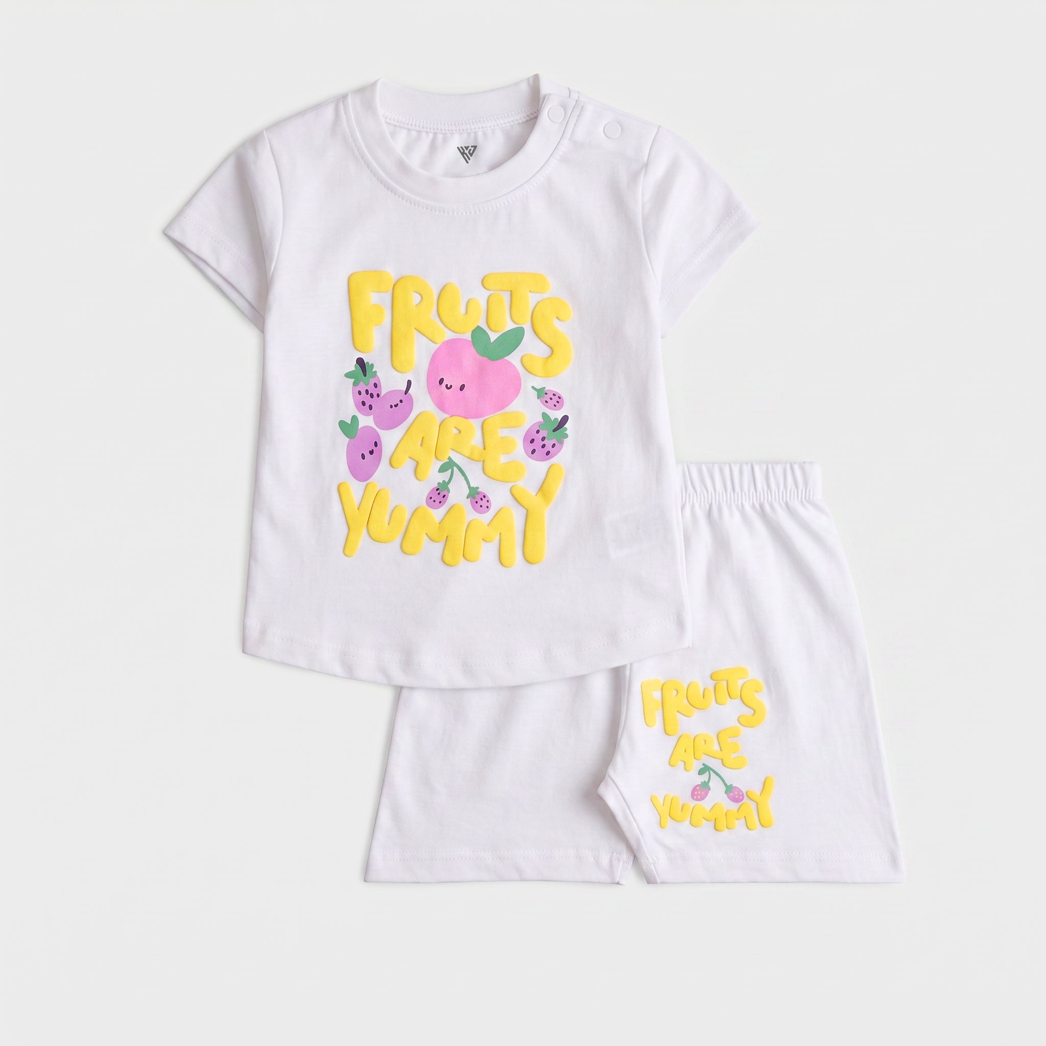 Infant Girls Half Sleeves 2 Piece Suit