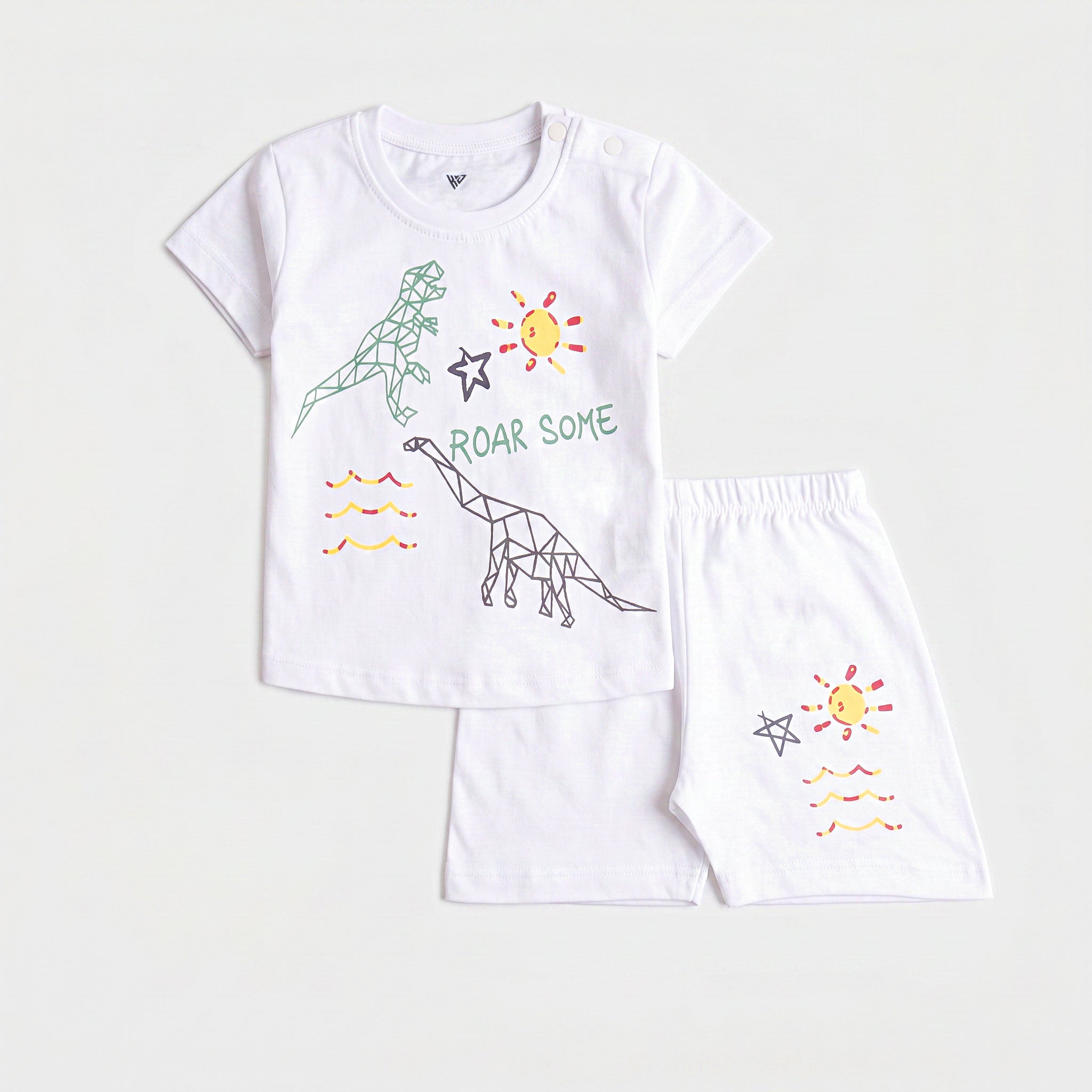Infant Girls Half Sleeves 2 Piece Suit