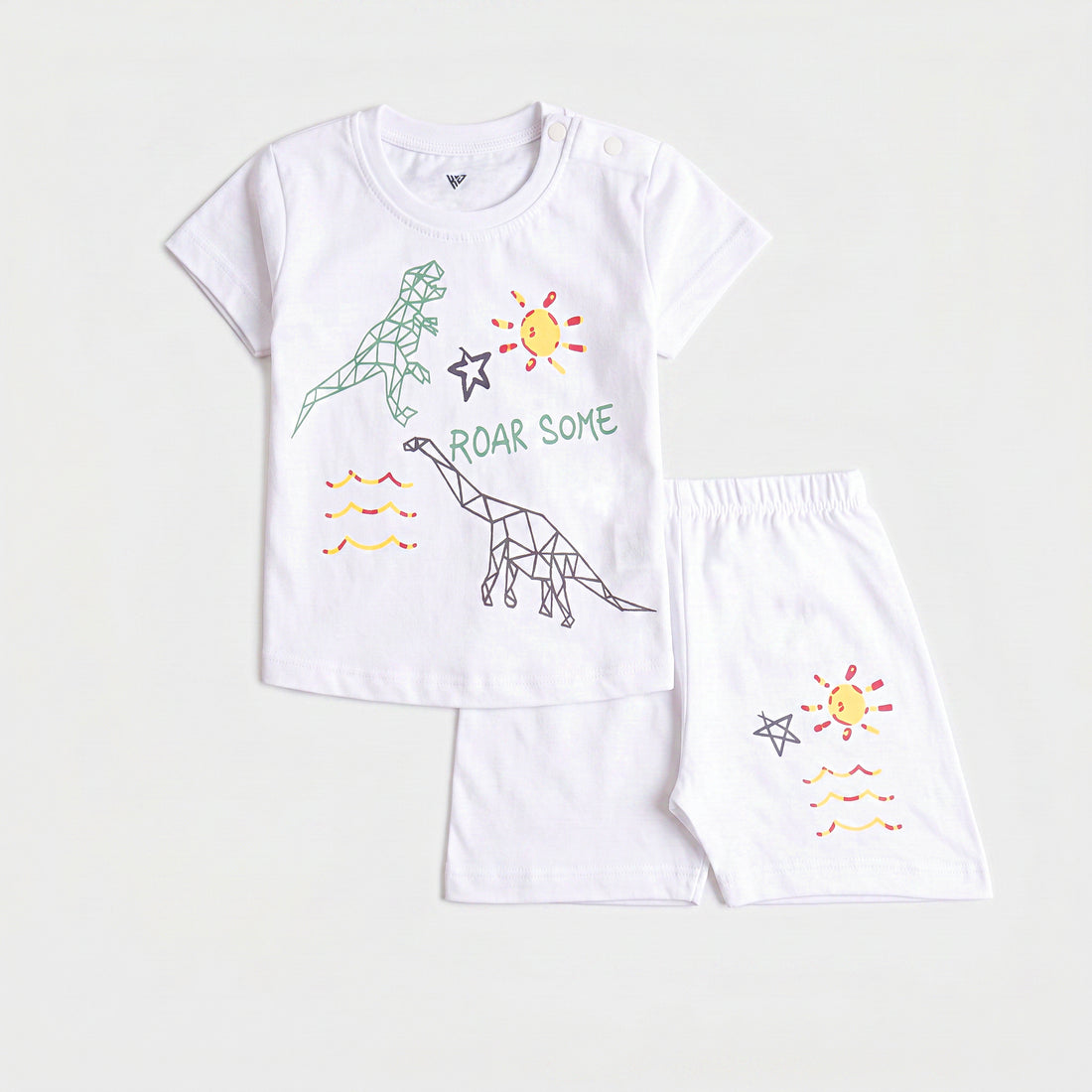 Infant Girls Half Sleeves 2 Piece Suit