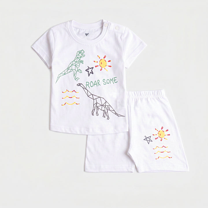 Infant Girls Half Sleeves 2 Piece Suit