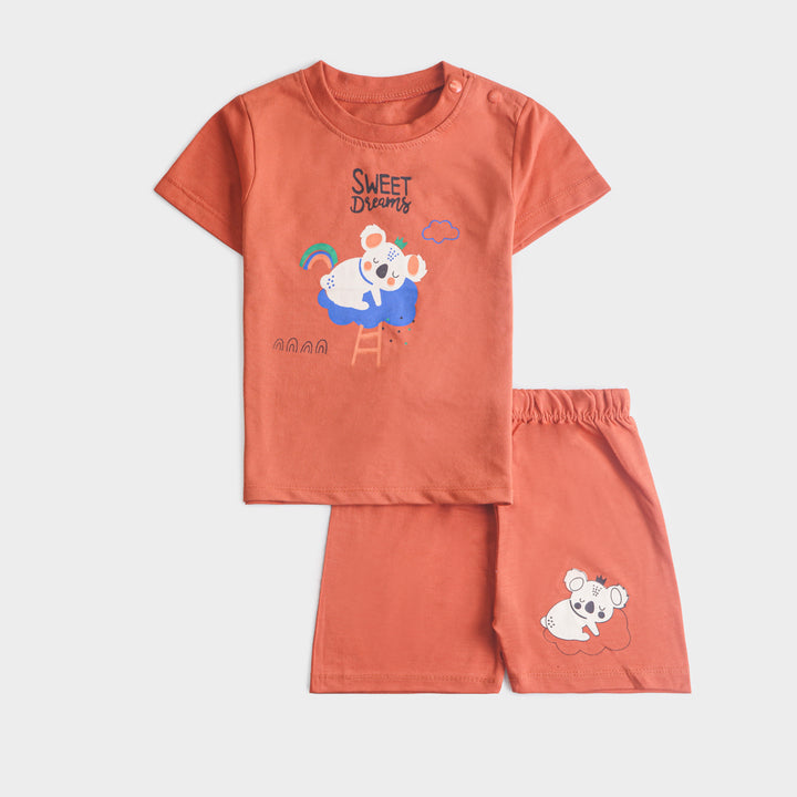 Infant Boys Half Sleeves 2 Piece Suit