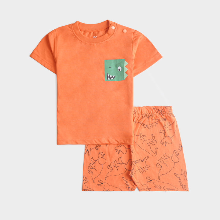Infant Boys Half Sleeves 2 Piece Suit
